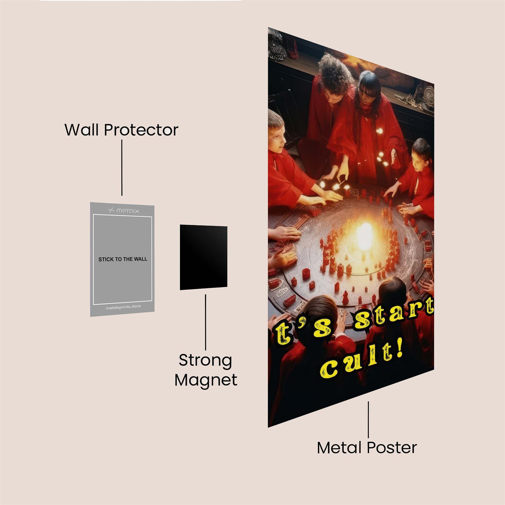 Cult Gathering Safe Wall Magnetic / M