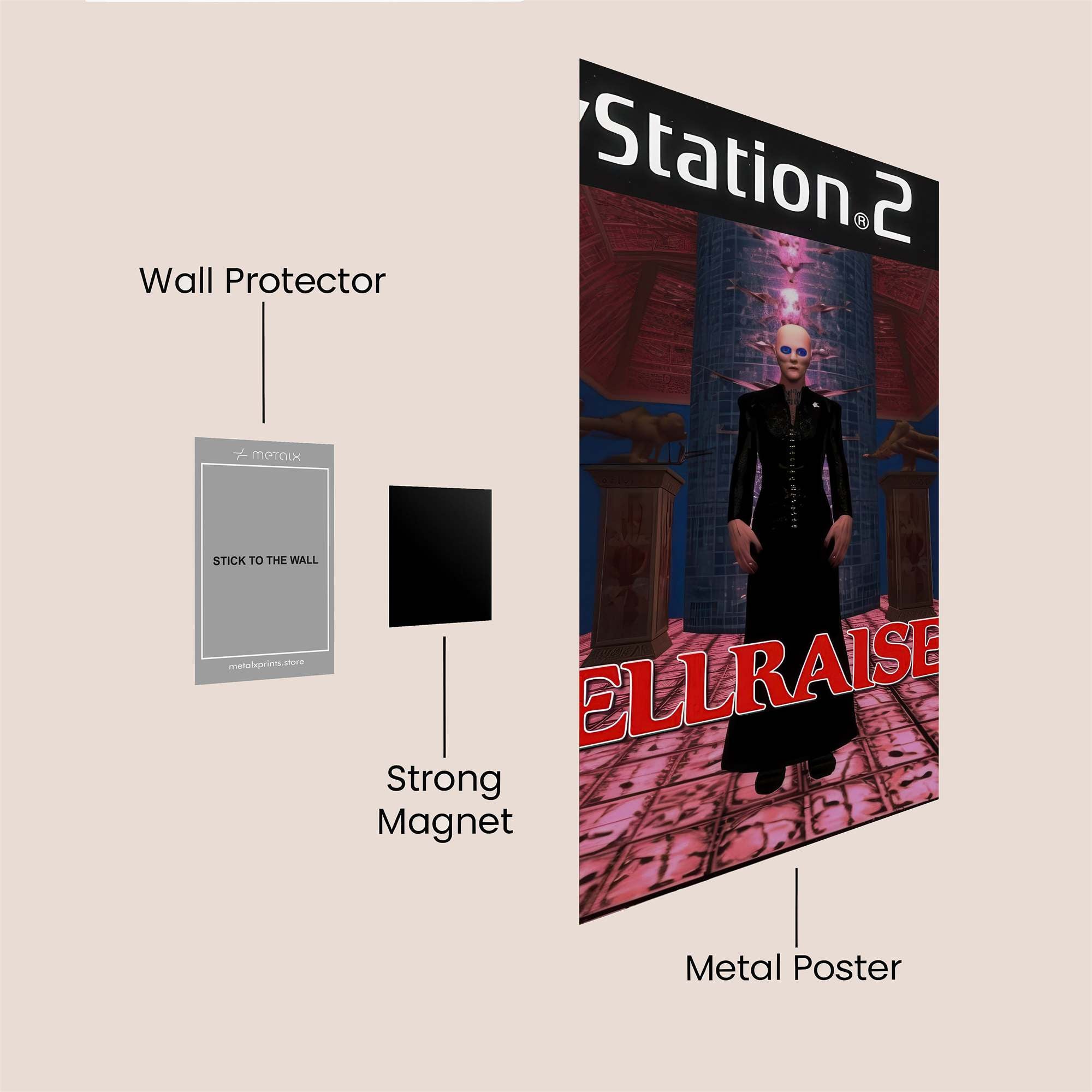 Pinhead Sinister Safe Wall Magnetic / M