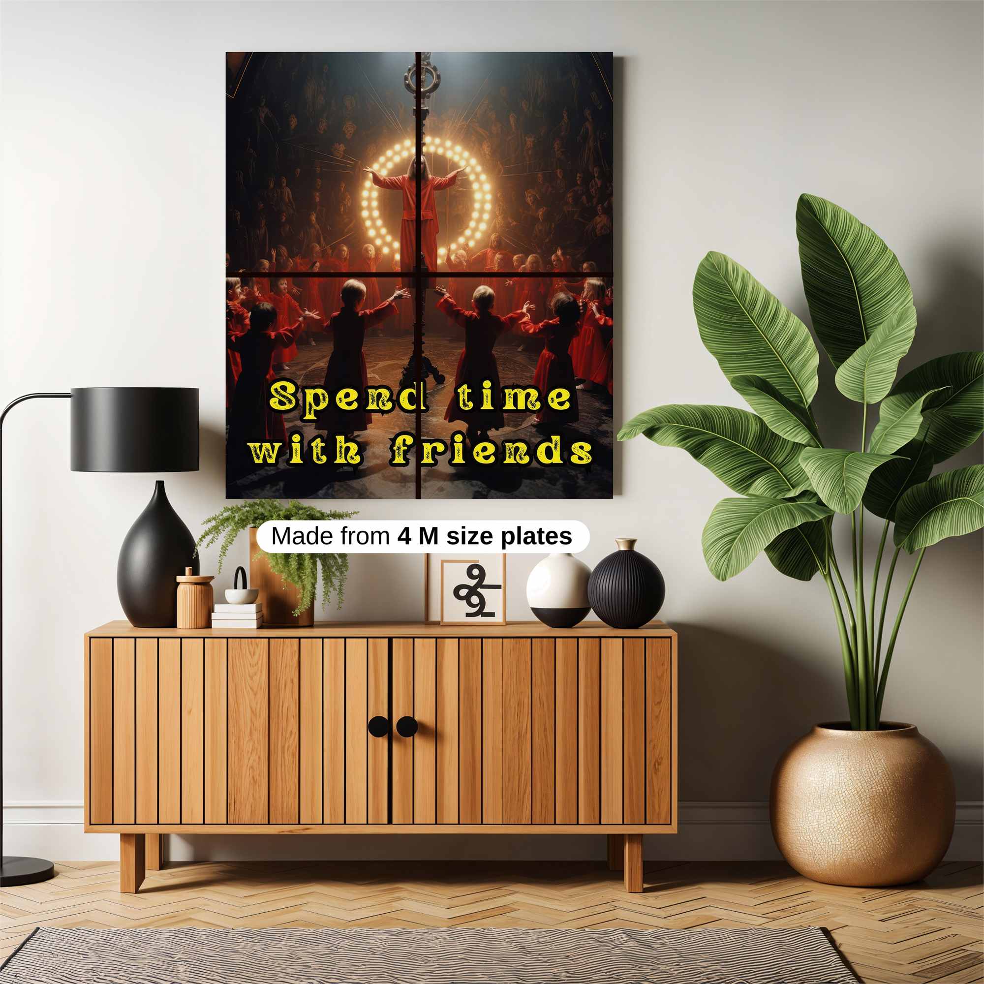 Jesus Radiant Safe Wall Magnetic / M