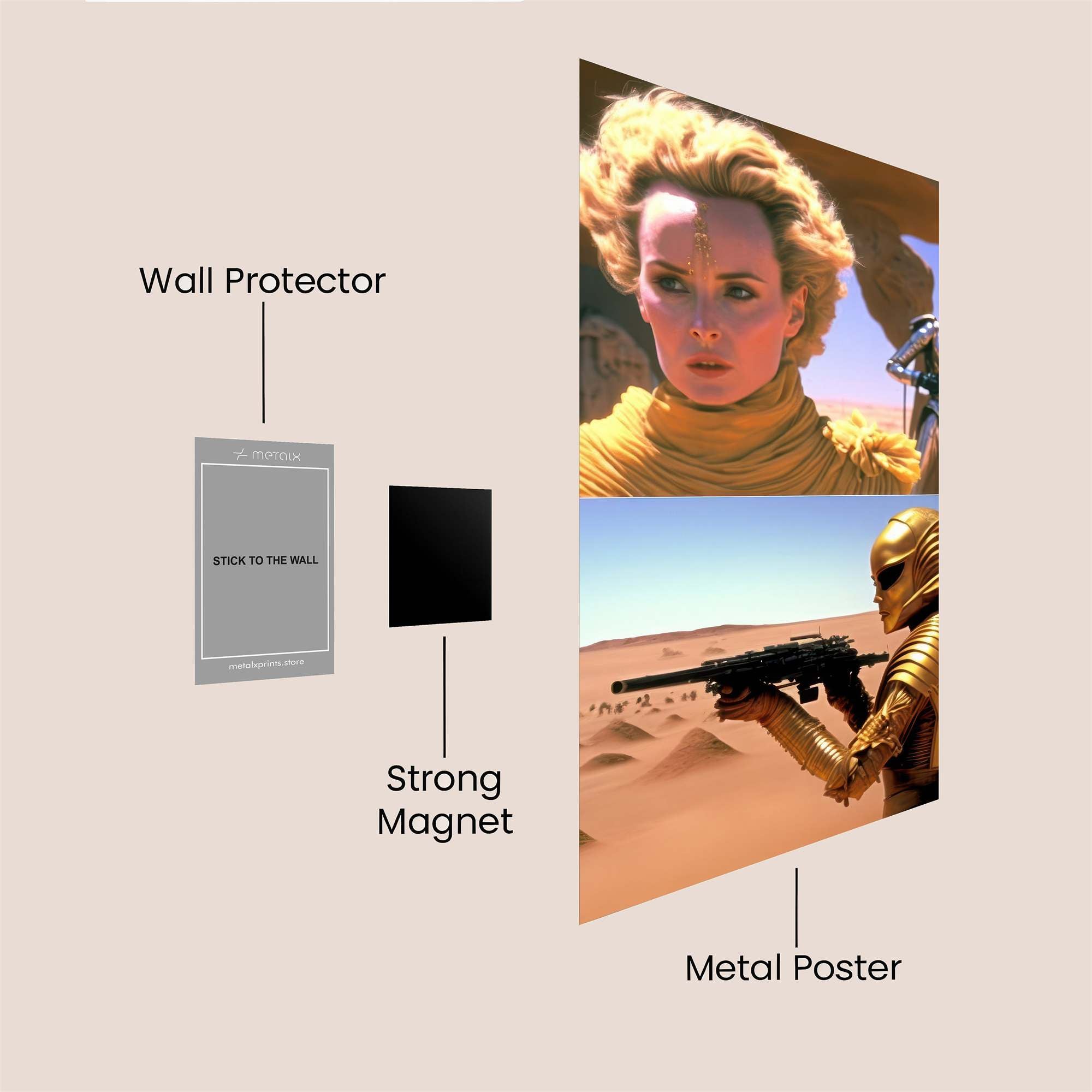 Dune Majesty Safe Wall Magnetic / M