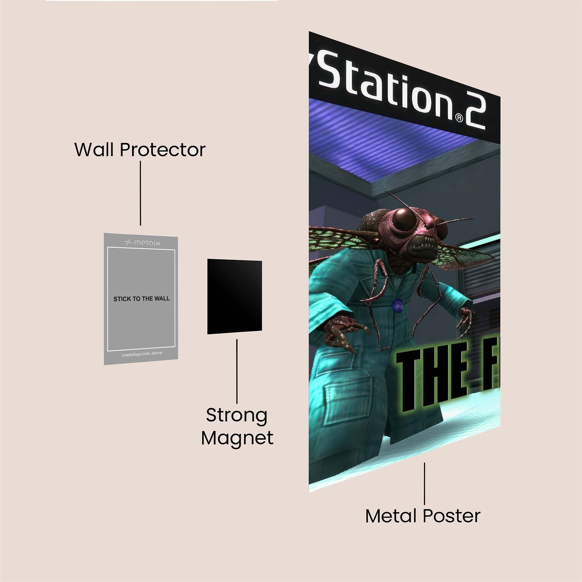 Fly Frenzy Safe Wall Magnetic / M