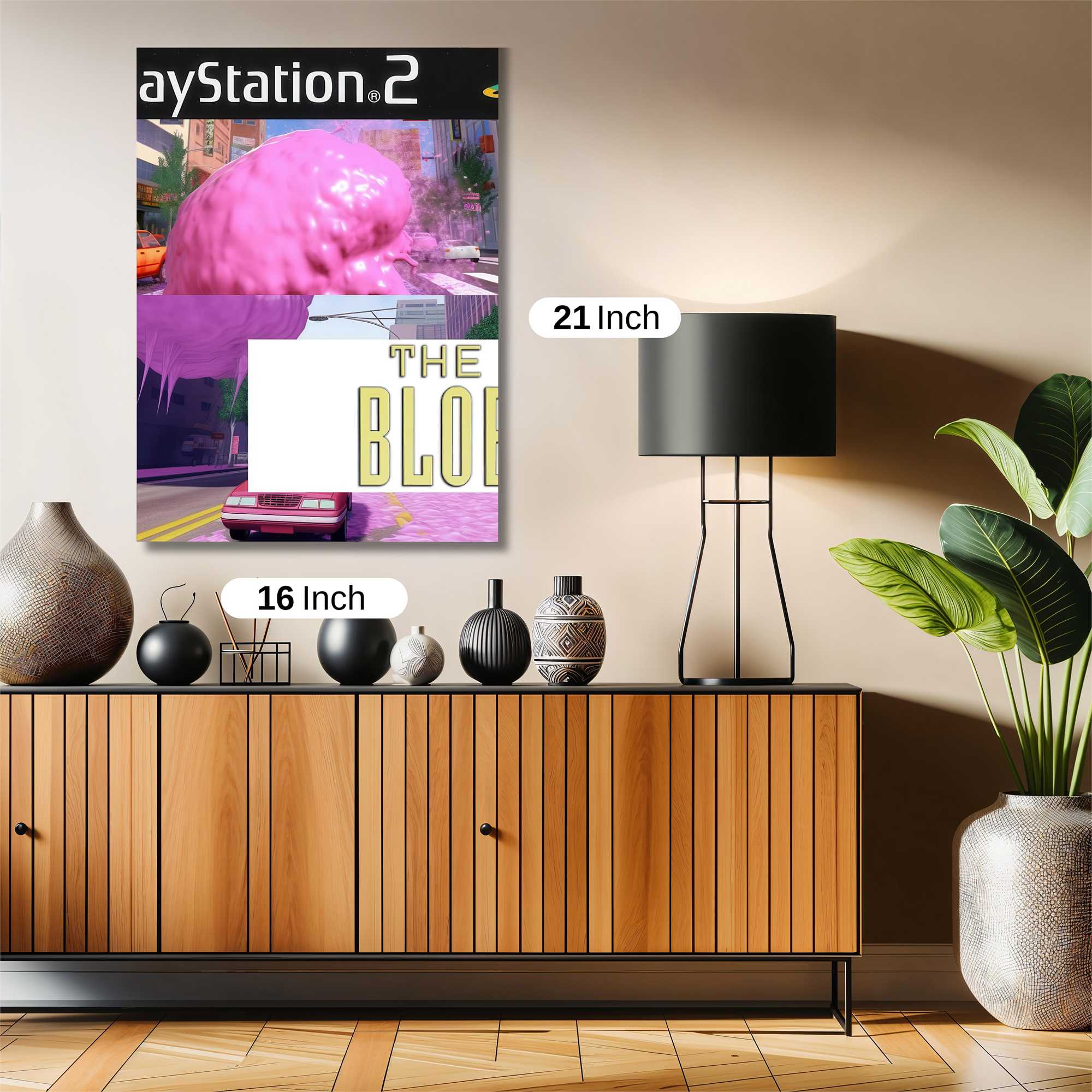 Blob Invasion Safe Wall Magnetic / M