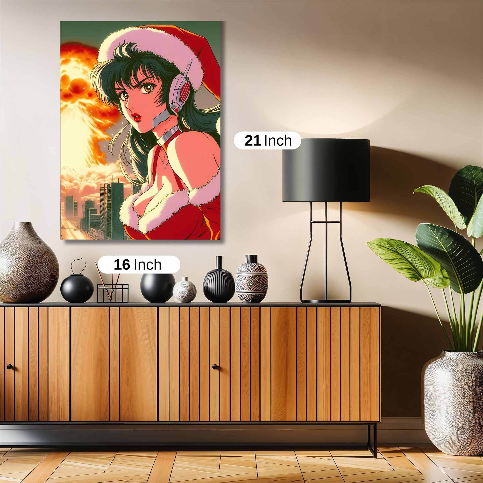 Apocalyptic Santa Safe Wall Magnetic / M