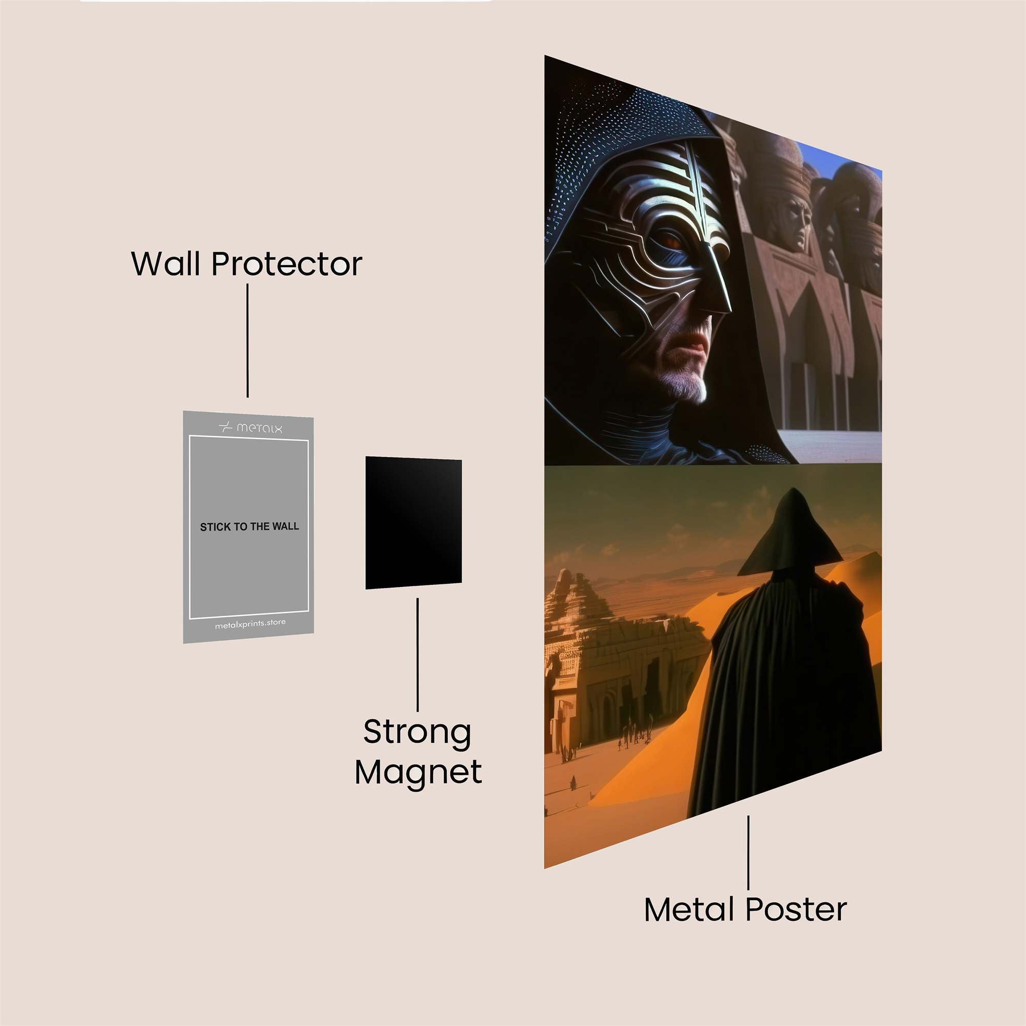 Darth Enigmatic Safe Wall Magnetic / M