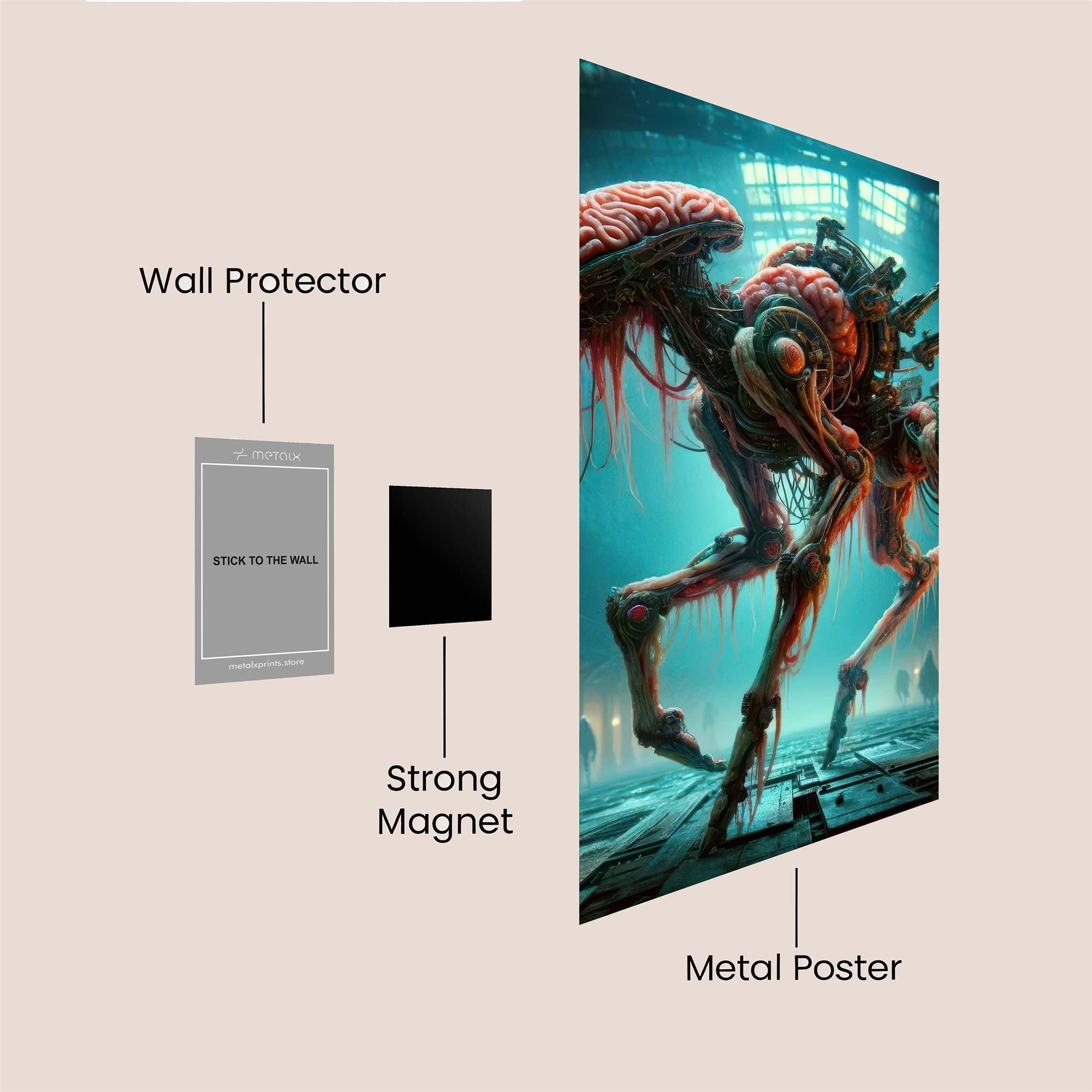 BrainBeast Safe Wall Magnetic / M