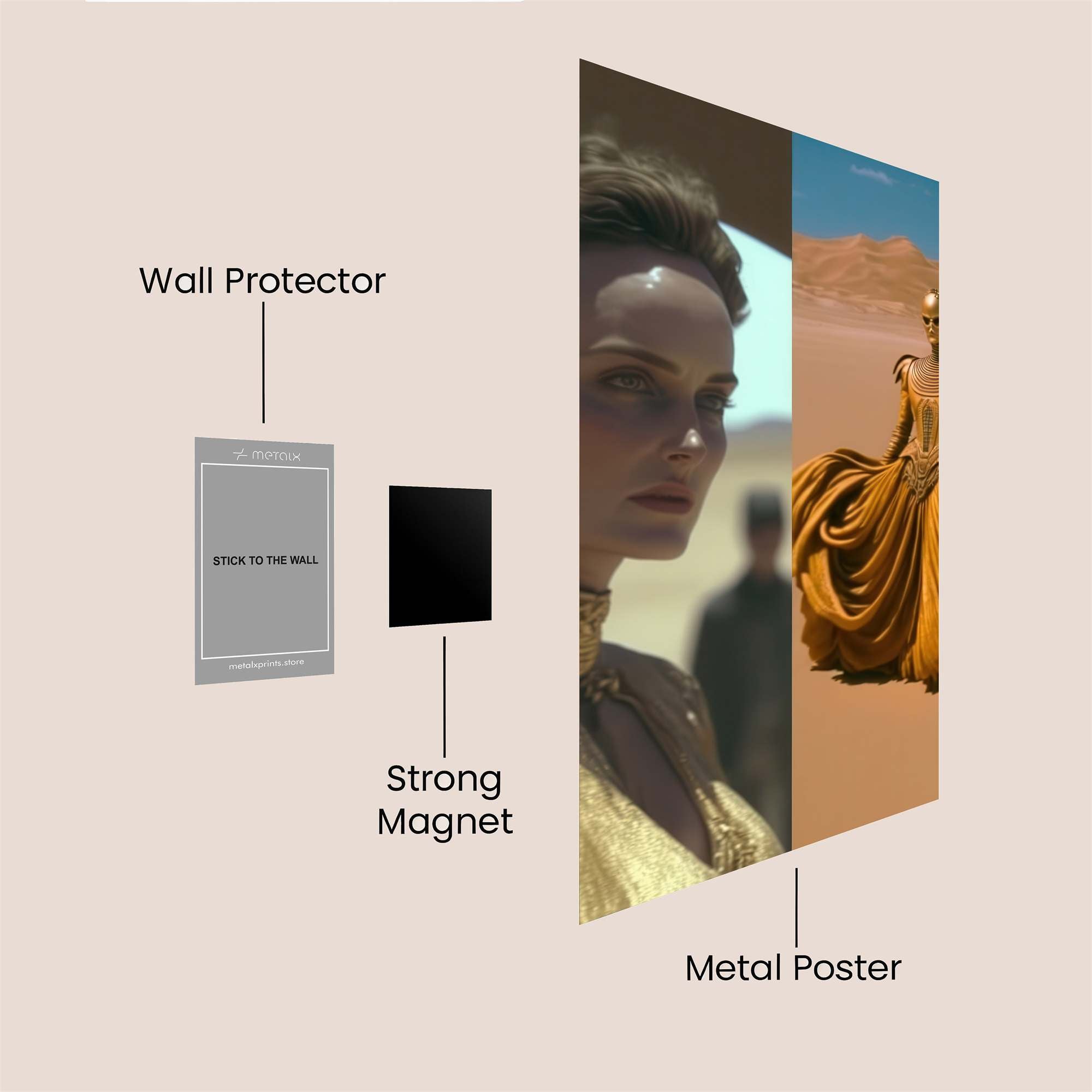 Alia Majestic Safe Wall Magnetic / M