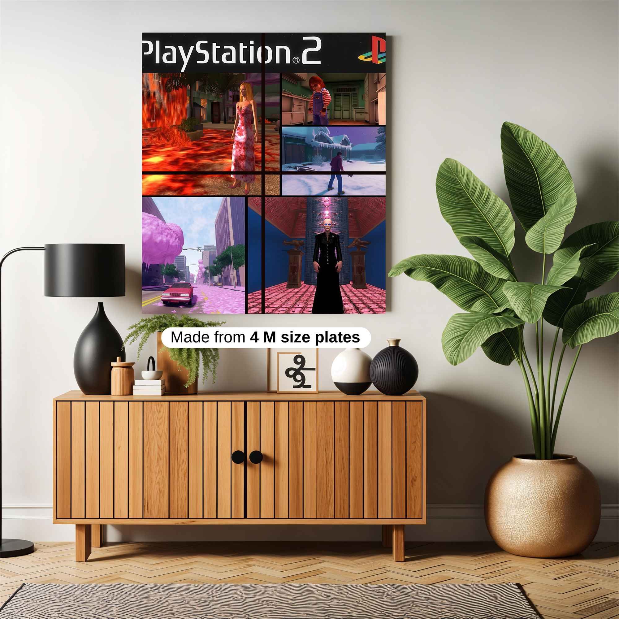 PlayStation Nostalgia Safe Wall Magnetic / M