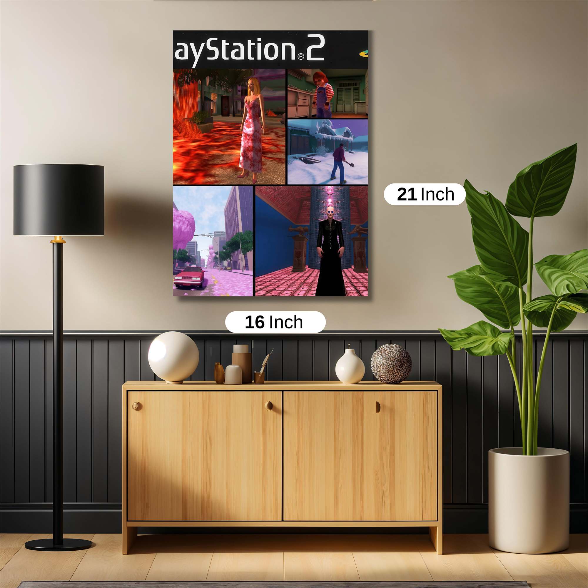 PlayStation Nostalgia Safe Wall Magnetic / M