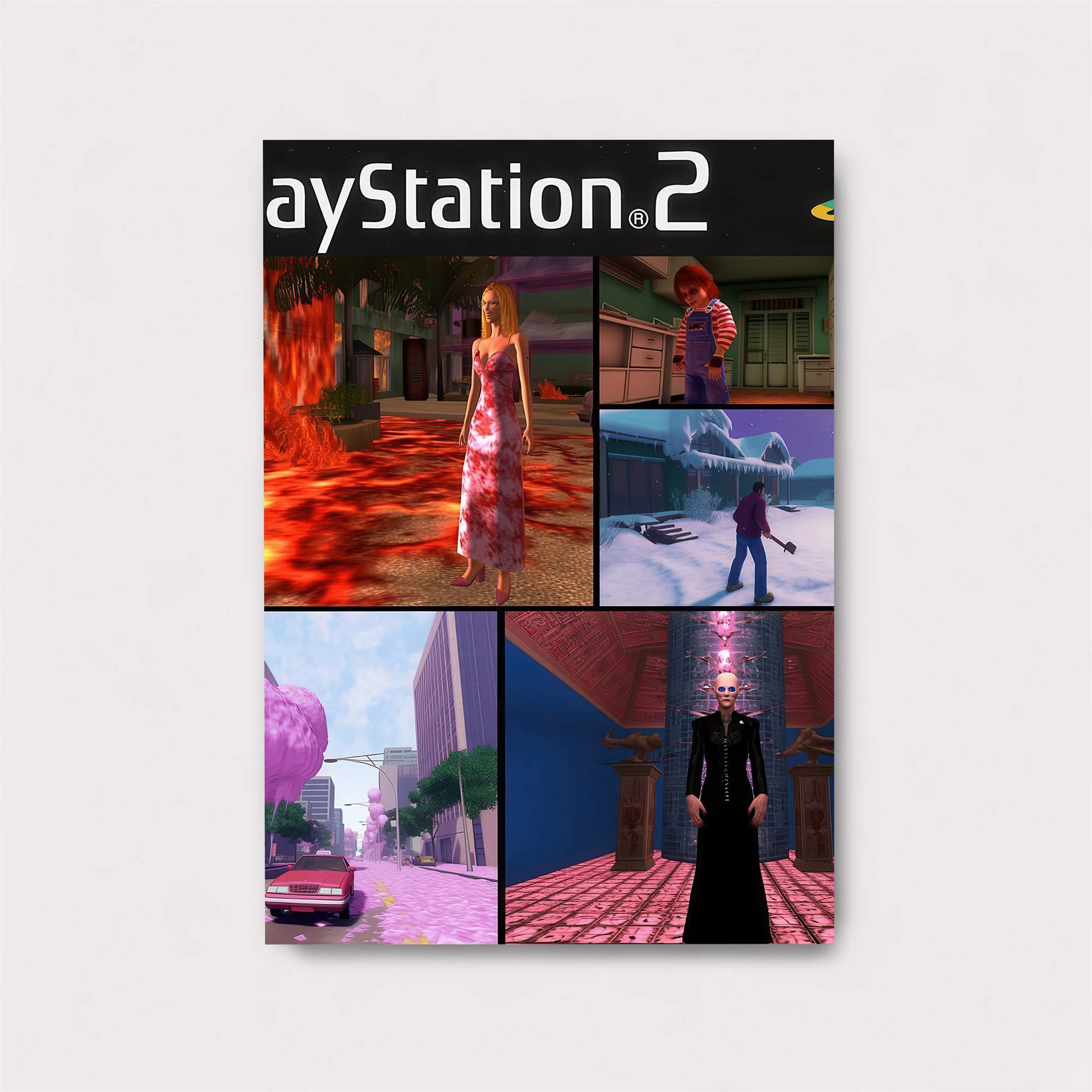 PlayStation Nostalgia Safe Wall Magnetic / M