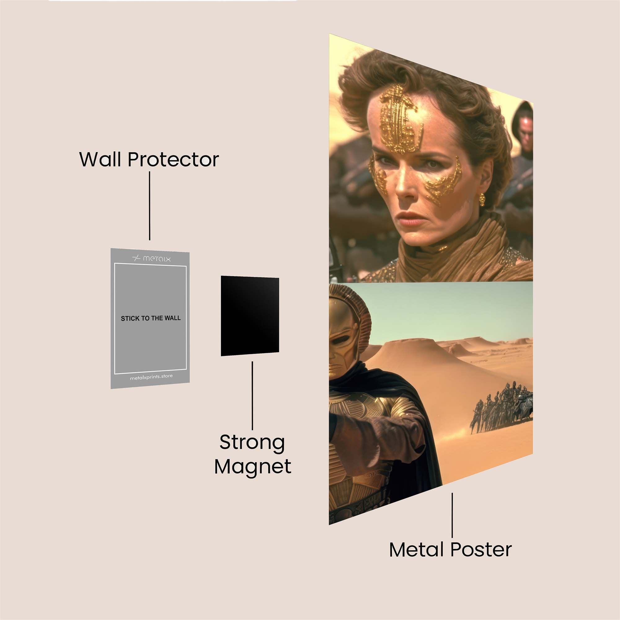 Dune Empress Safe Wall Magnetic / M