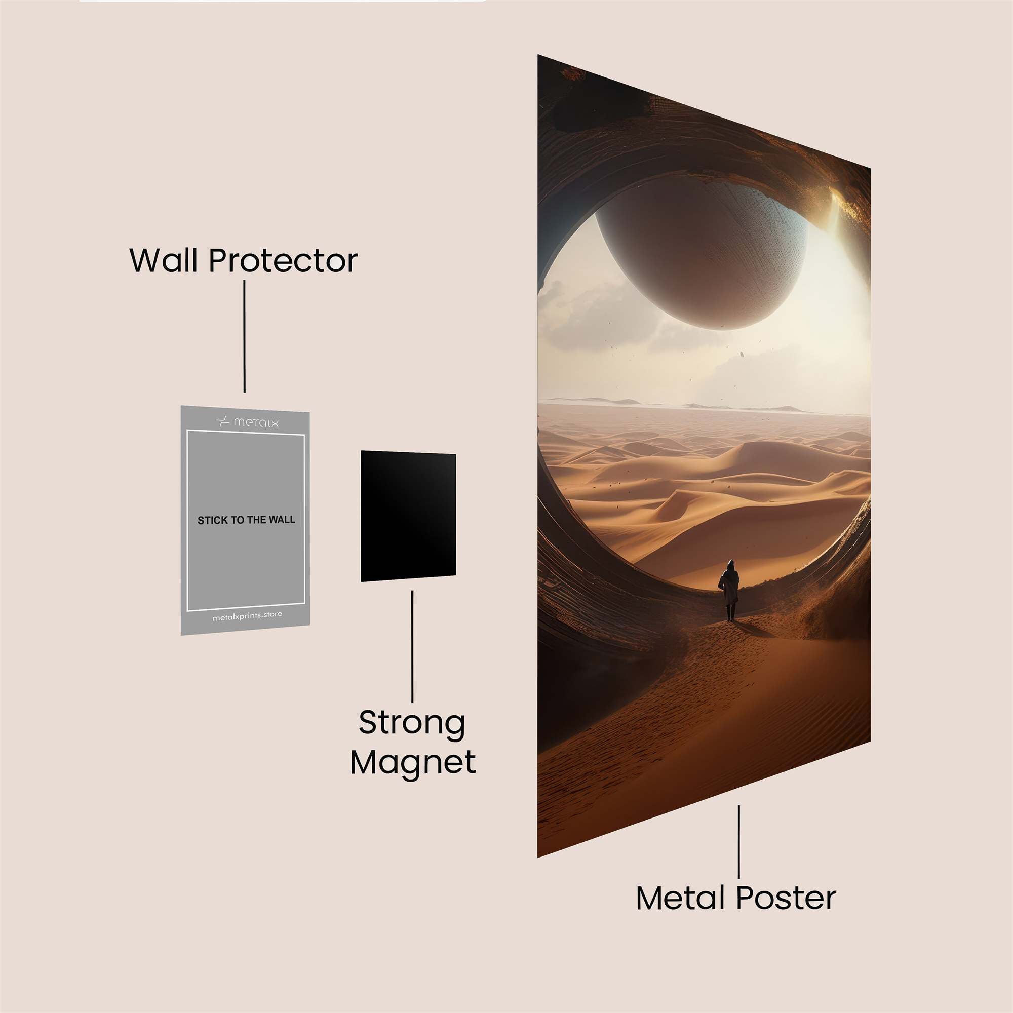 Desert Dream Safe Wall Magnetic / M