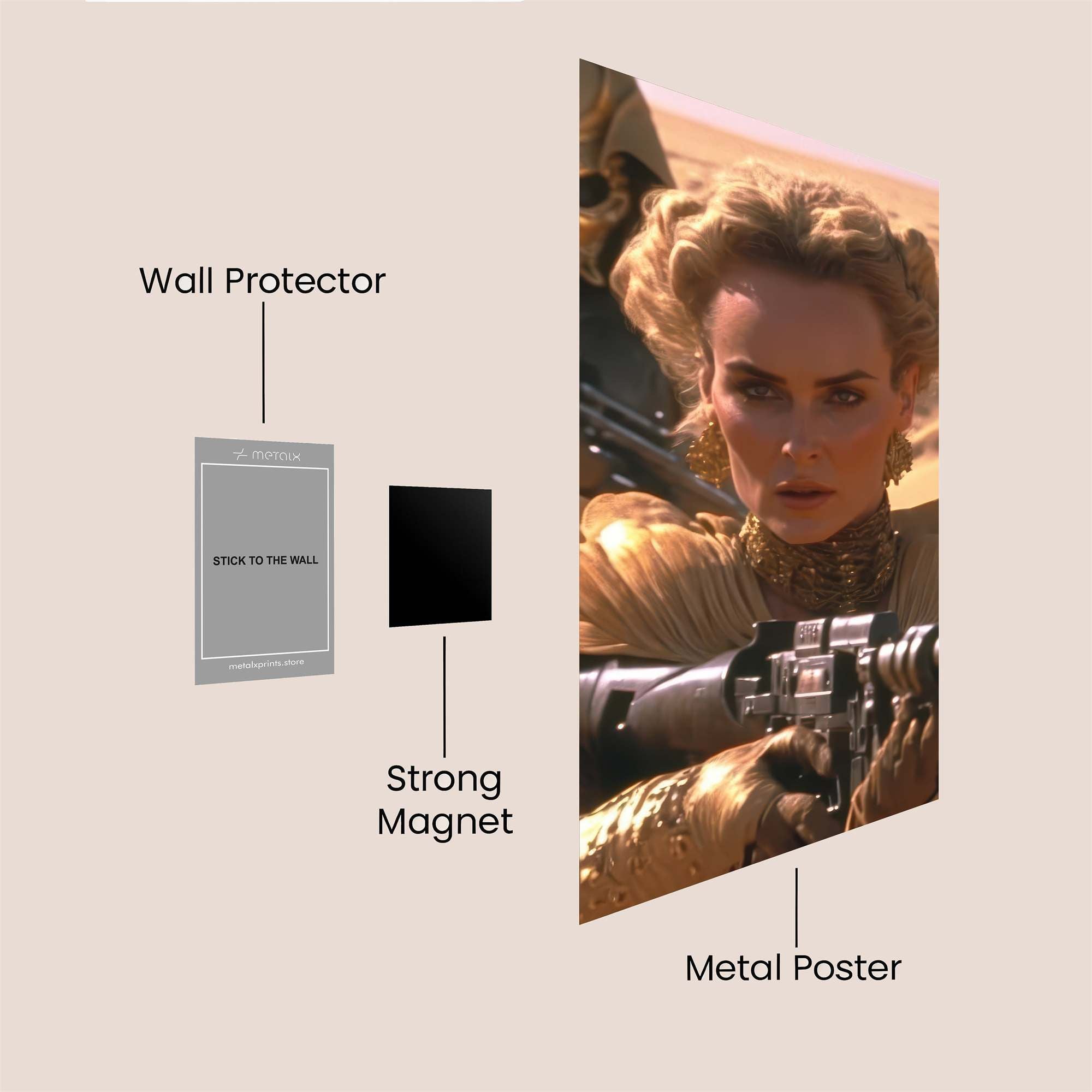 Padmé Regal Safe Wall Magnetic / M