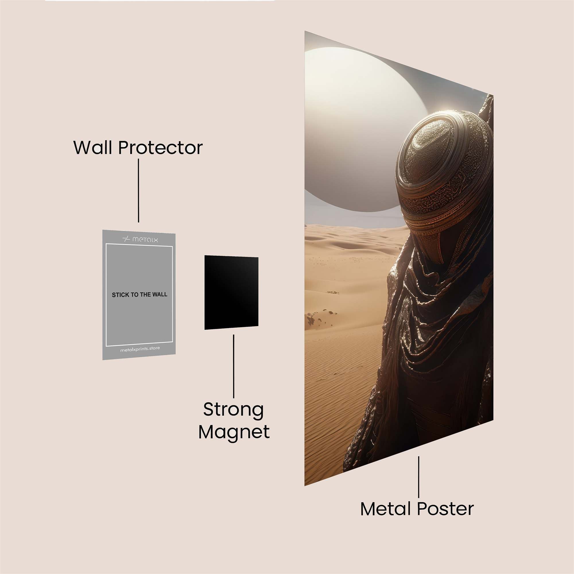 Desert Enigma Safe Wall Magnetic / M