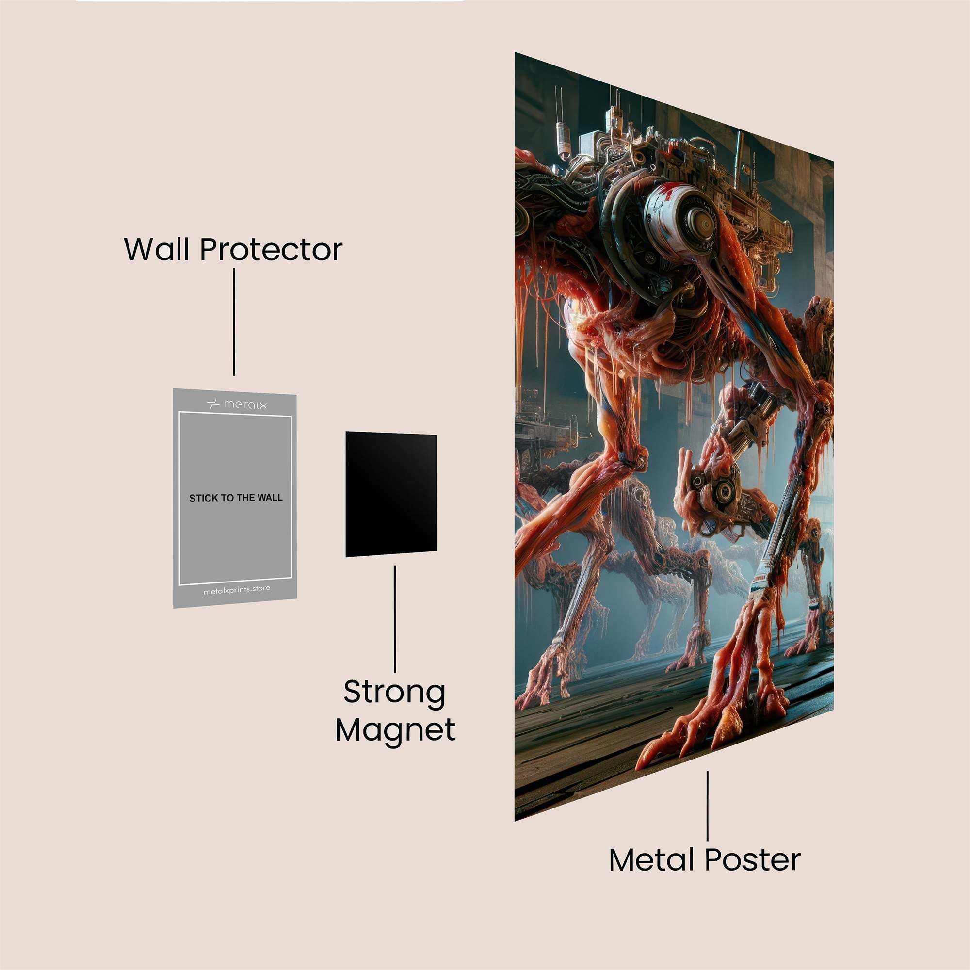 NecroMech Dread Safe Wall Magnetic / M