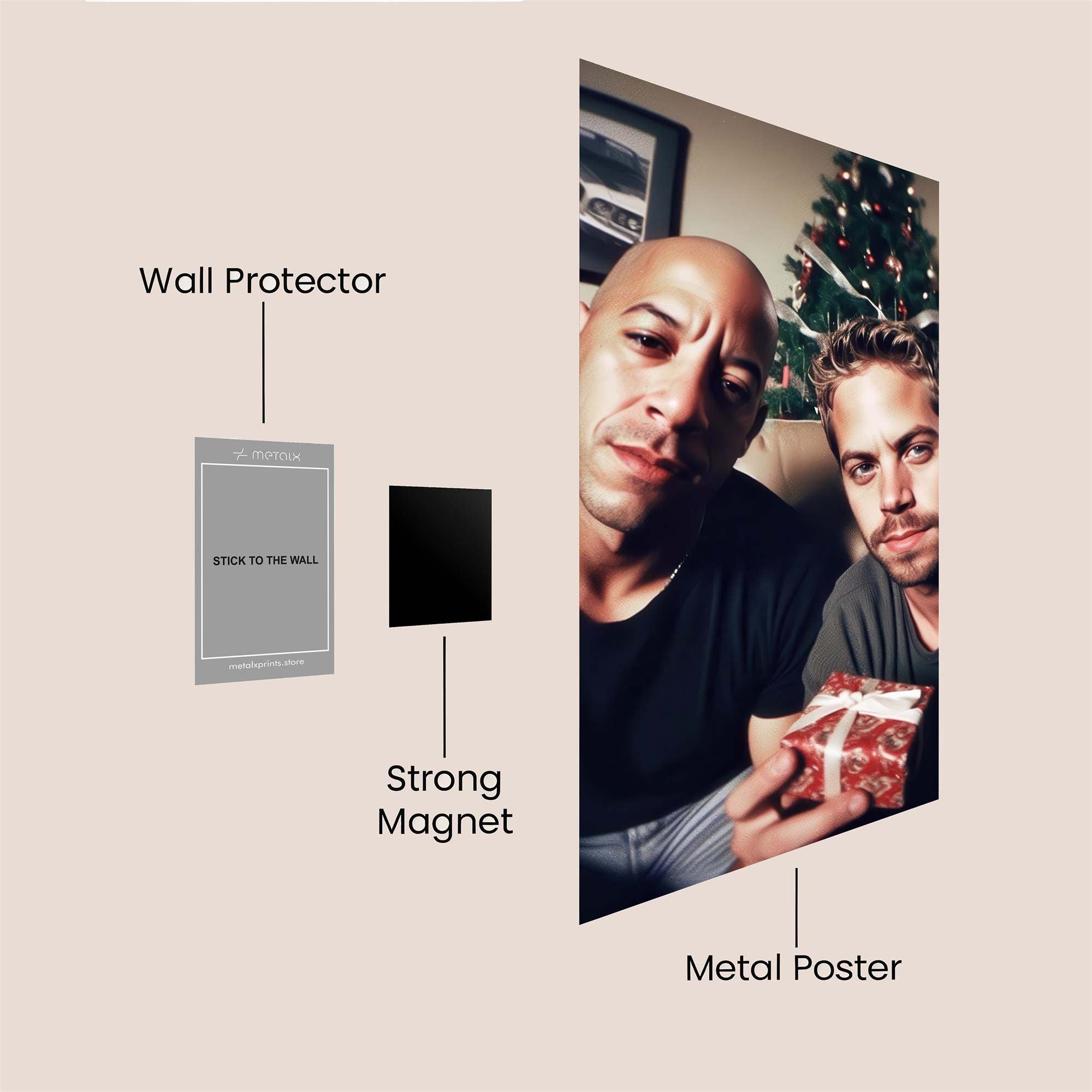 DieselJoyful Safe Wall Magnetic / M