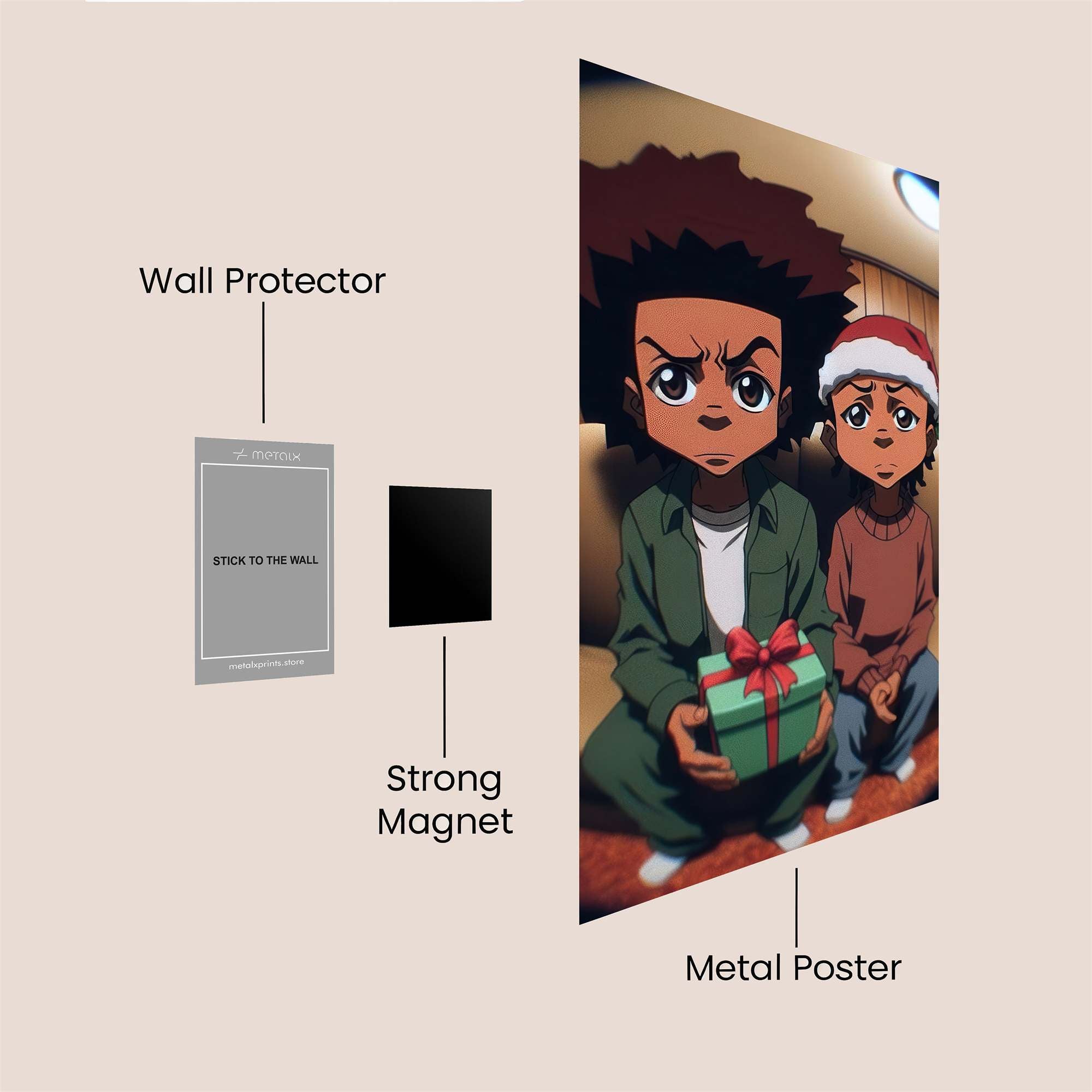 Huey's Holiday Safe Wall Magnetic / M