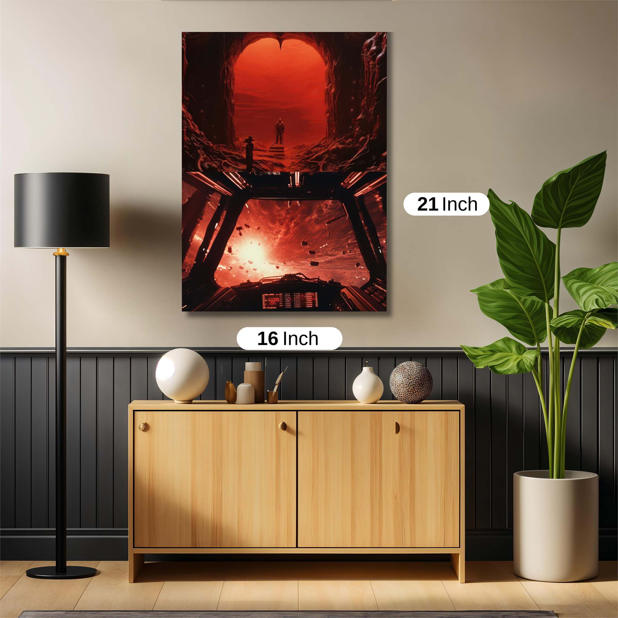 Alien Descent Safe Wall Magnetic / M