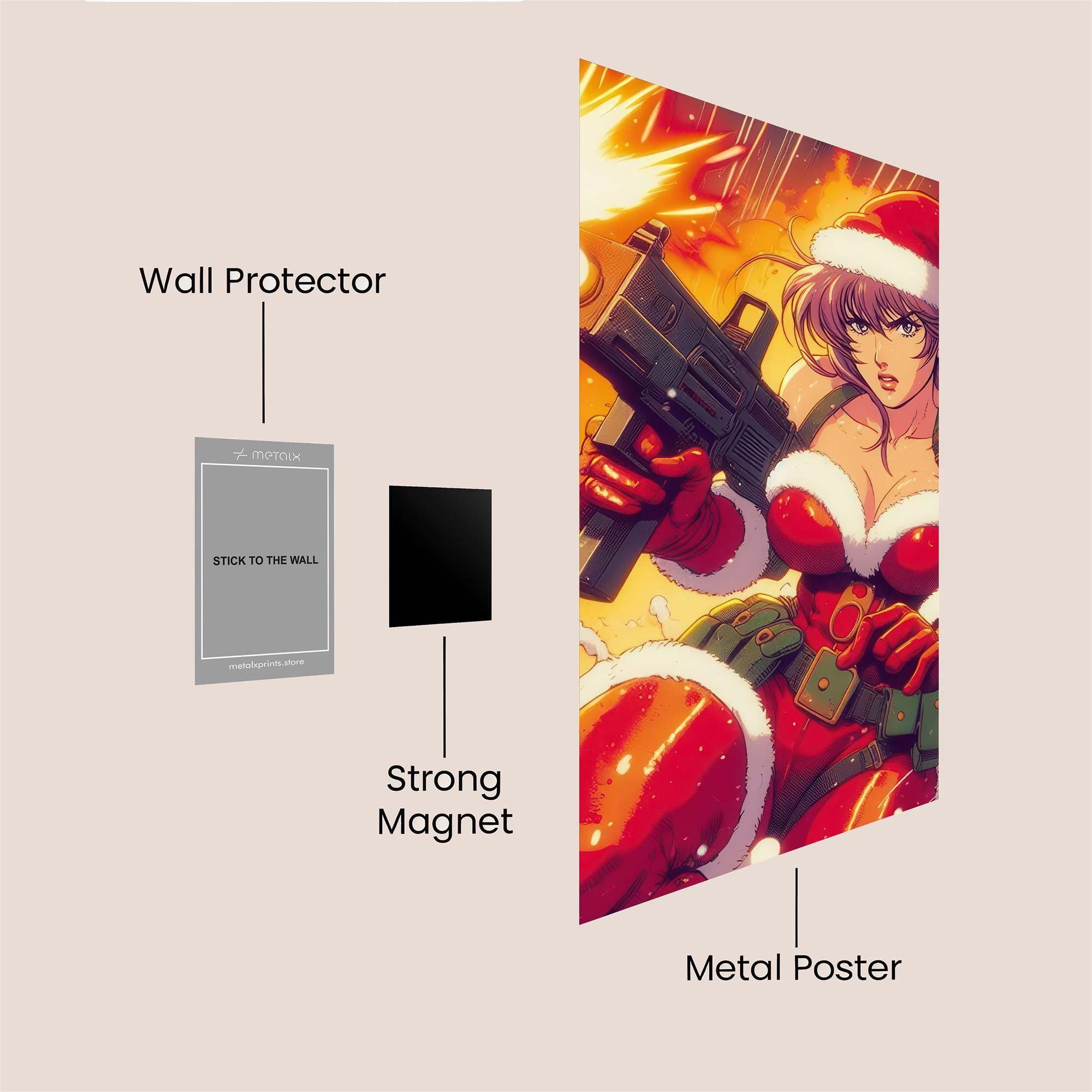 Santa Fury Safe Wall Magnetic / M