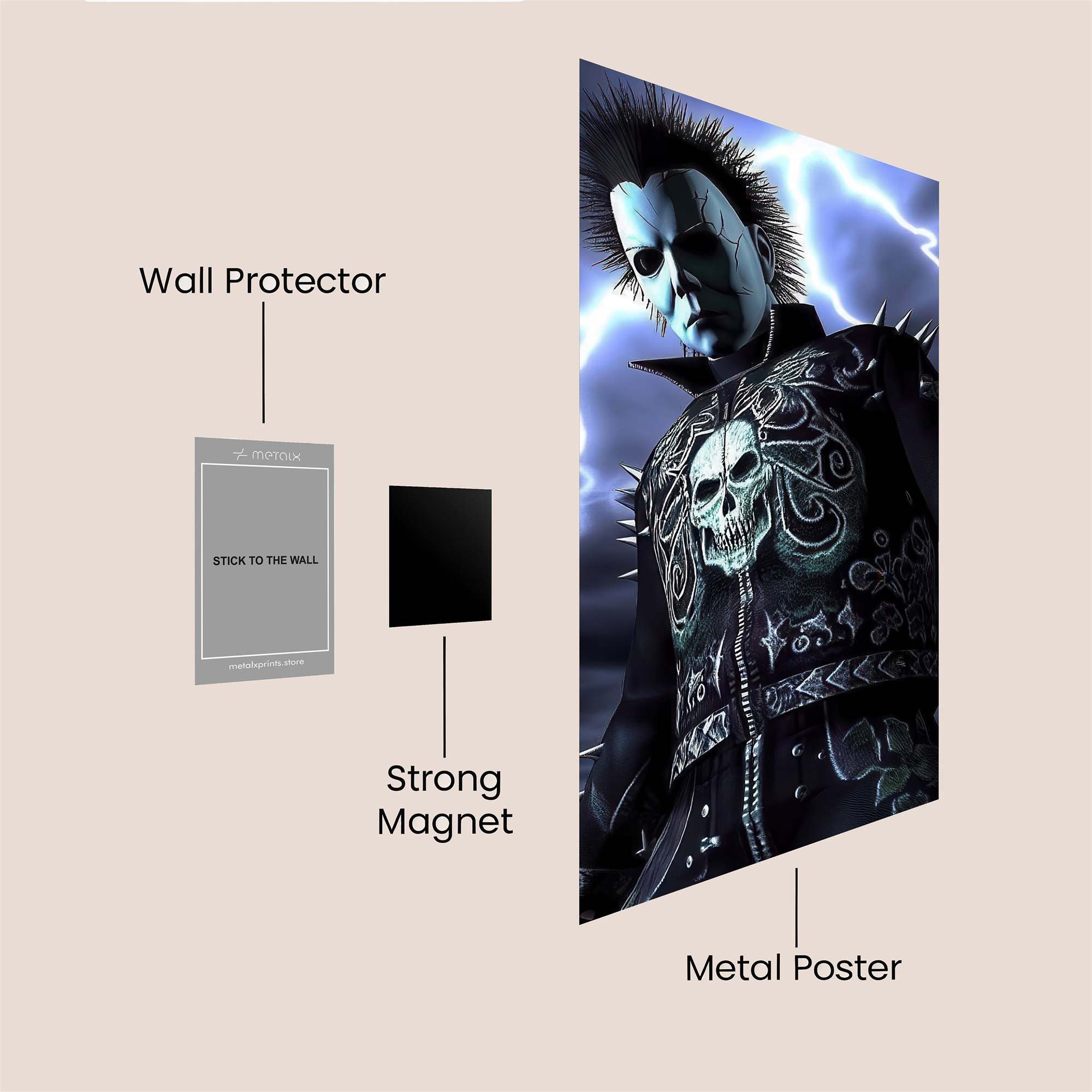 Myers Menace Safe Wall Magnetic / M