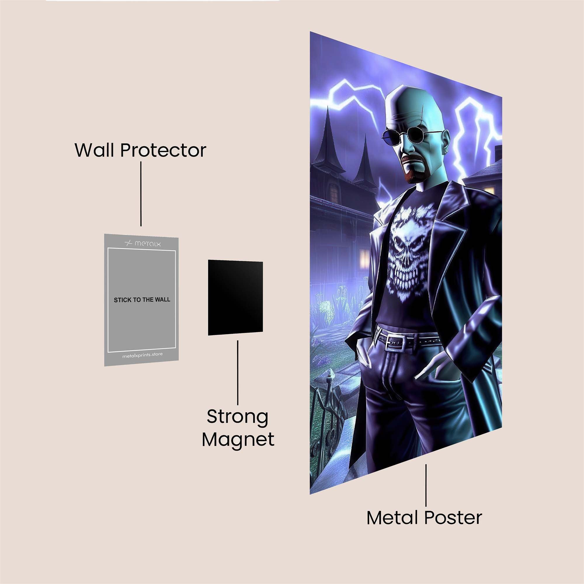 Blade Storm Safe Wall Magnetic / M