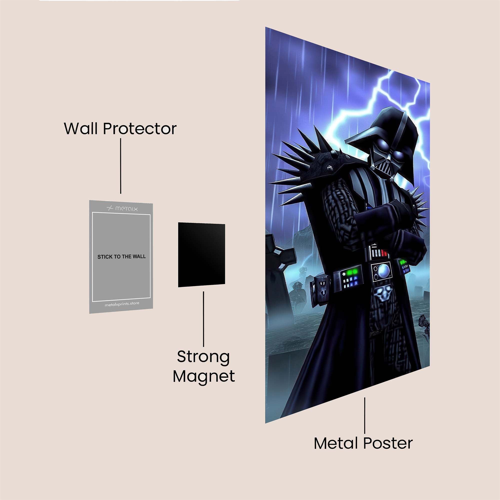 Darth Dread Safe Wall Magnetic / M