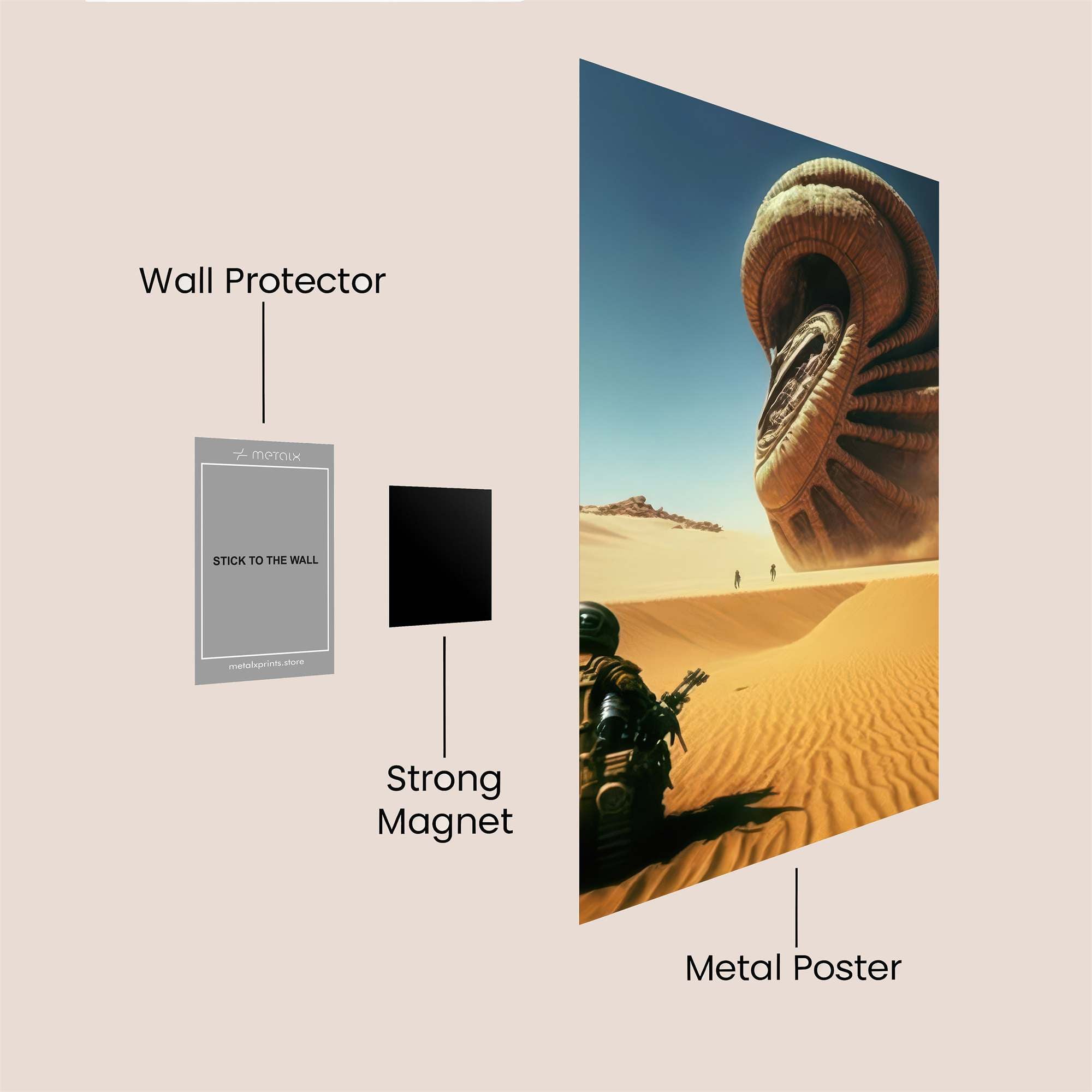 Desert Behemoth Safe Wall Magnetic / M