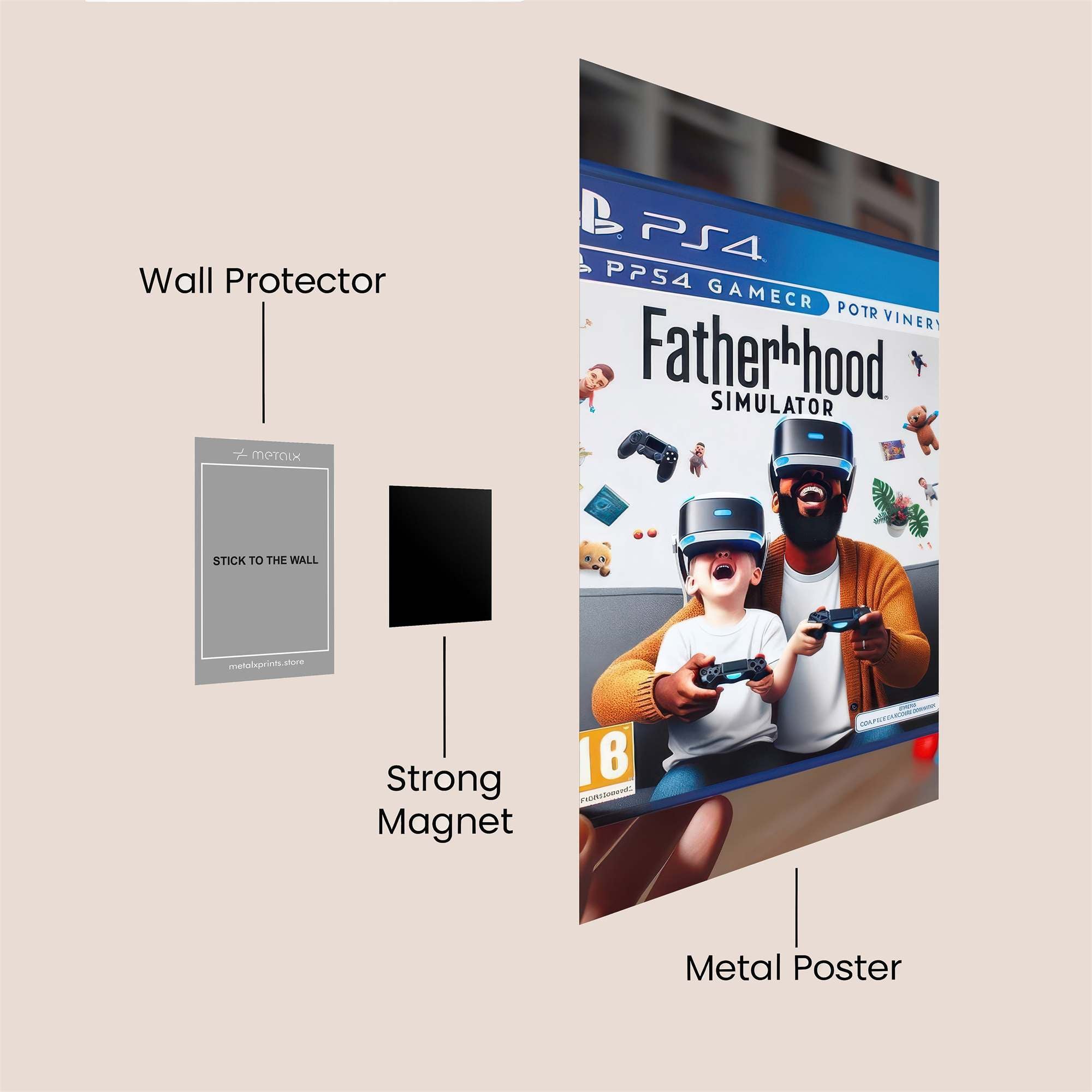 Parental Joy Safe Wall Magnetic / M
