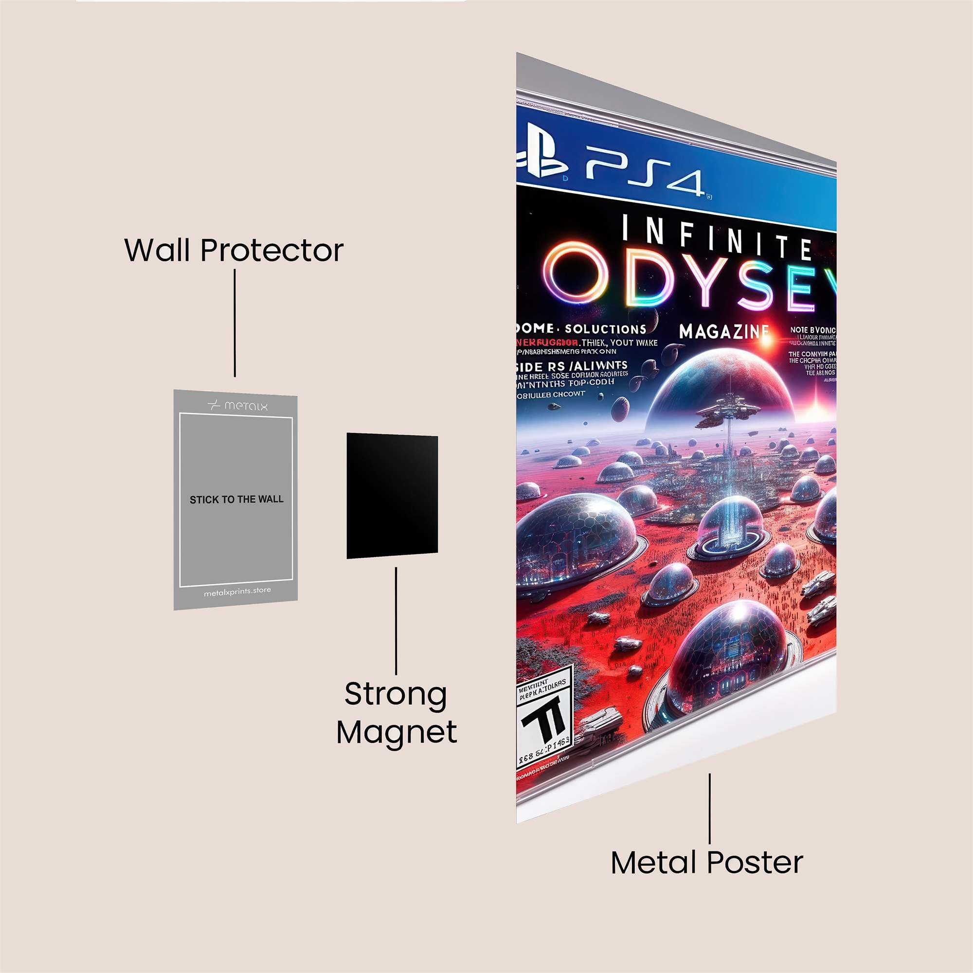 Galactic Wonder Safe Wall Magnetic / M