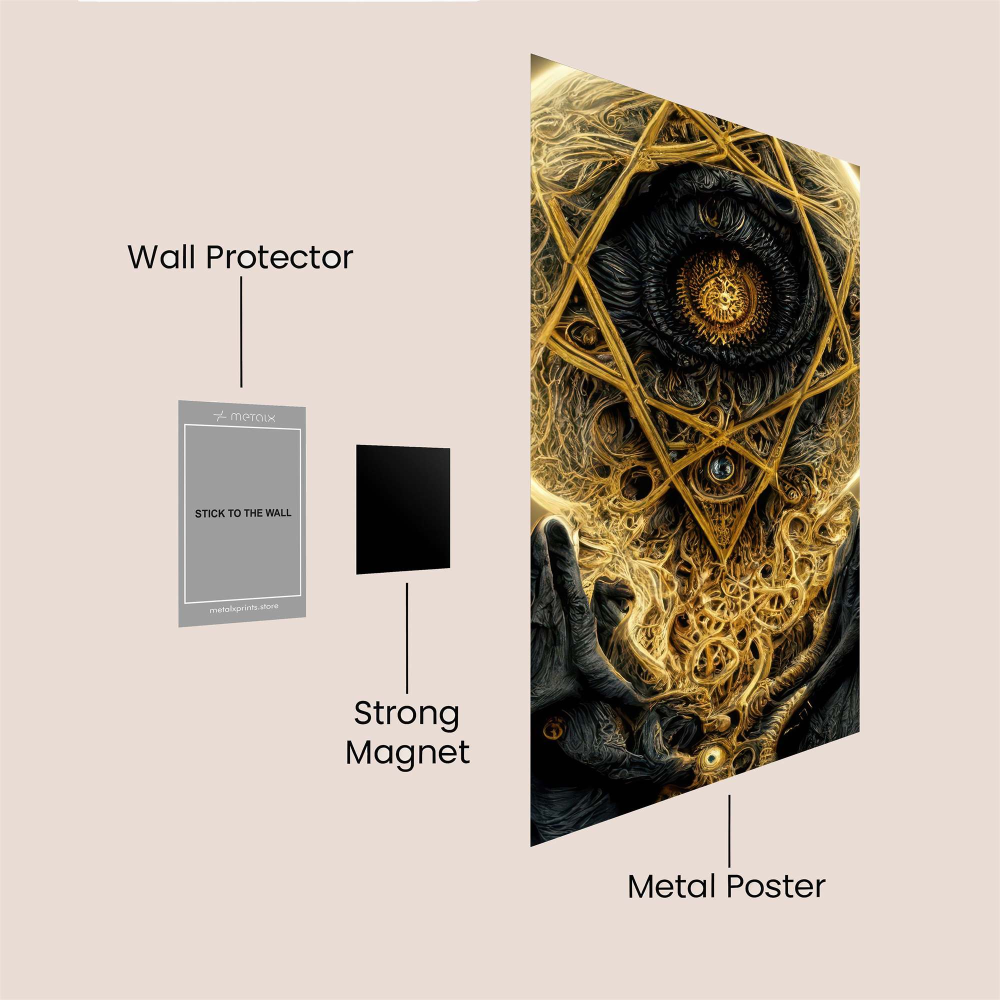 Mystic Radiance Safe Wall Magnetic / M