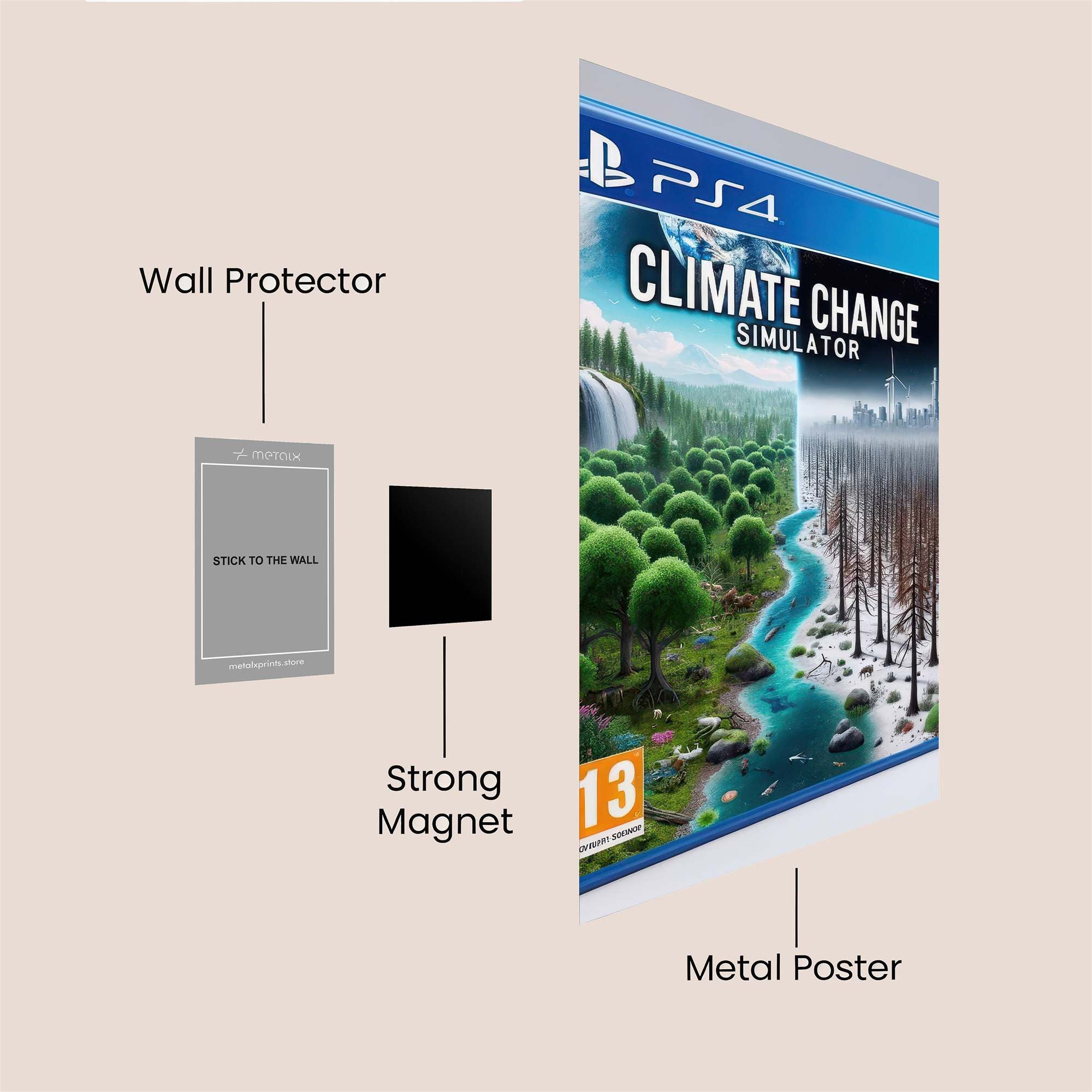 Earth Crisis Safe Wall Magnetic / M