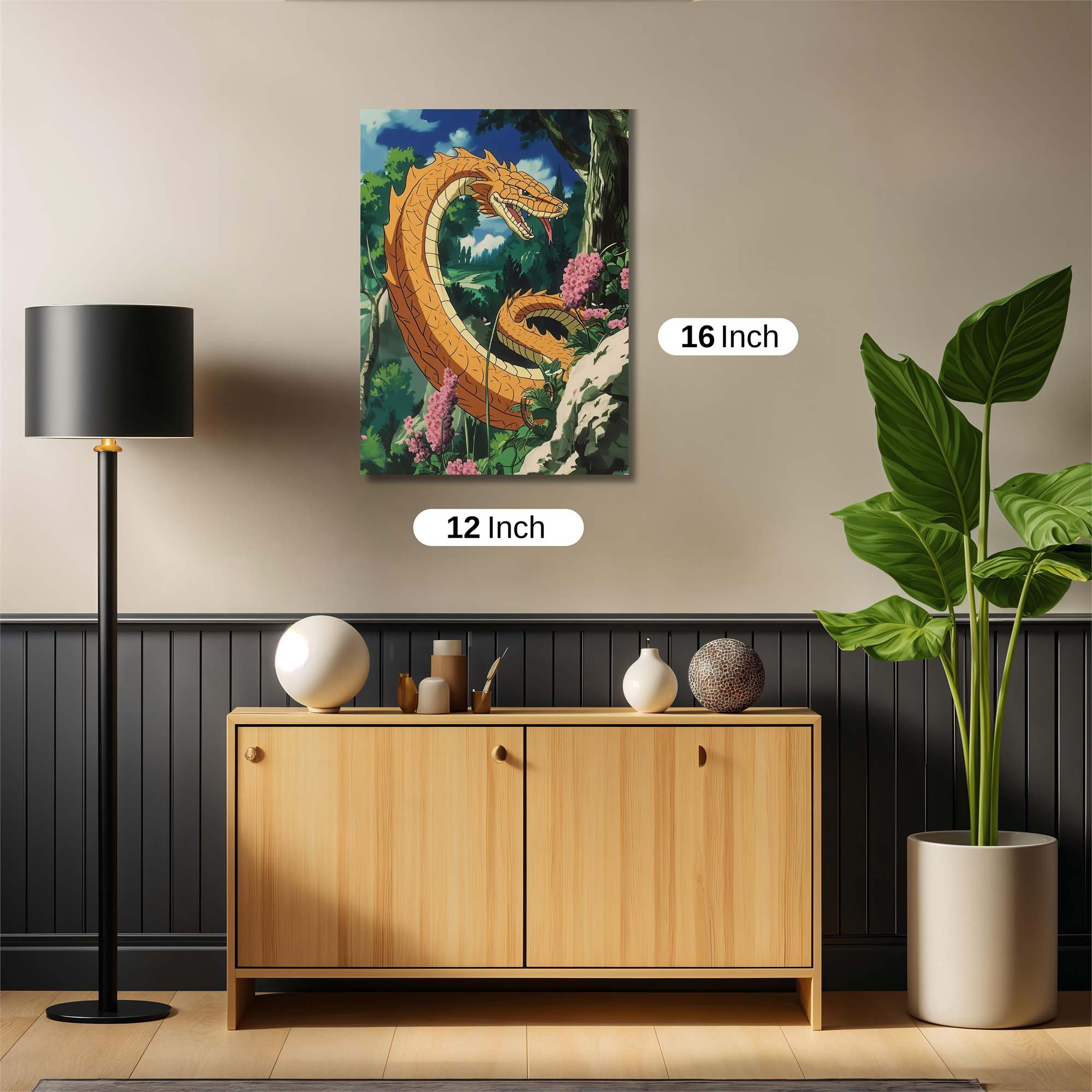 Serpent Serenity Safe Wall Magnetic / M