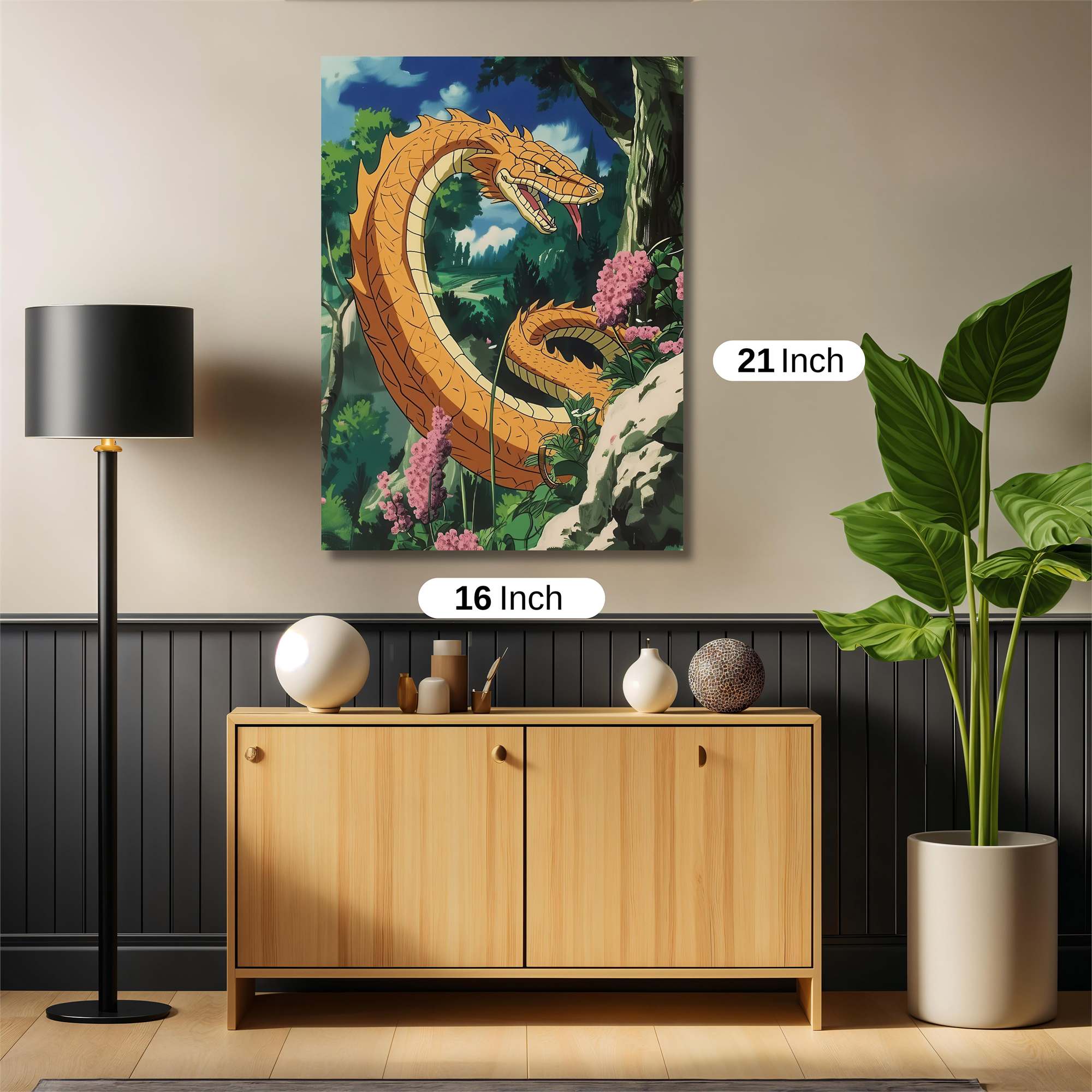 Serpent Serenity Safe Wall Magnetic / M