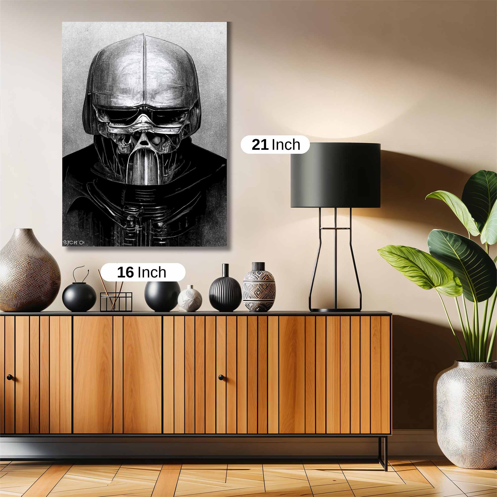 Darth Sombre Safe Wall Magnetic / M