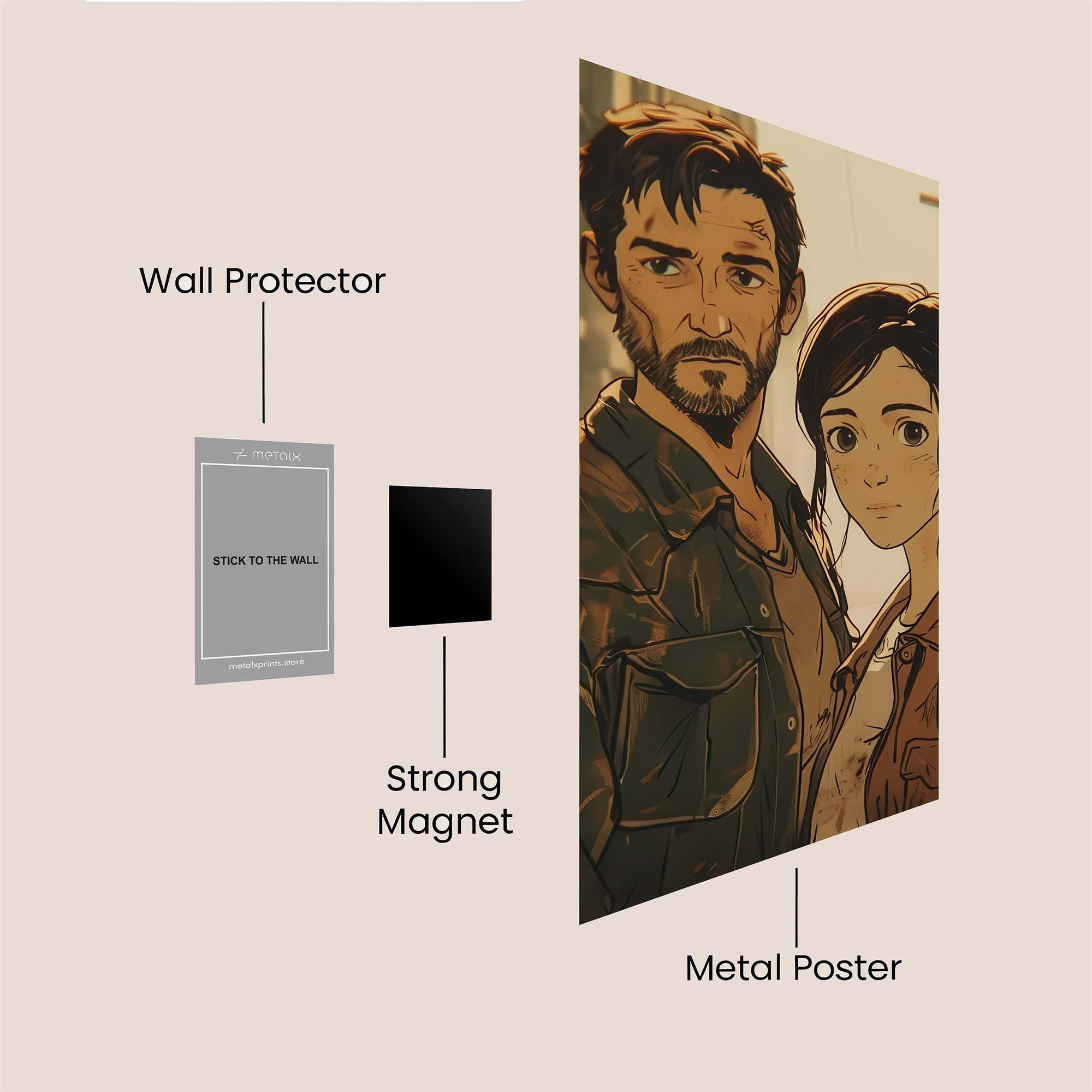 JoelHopeful Safe Wall Magnetic / M