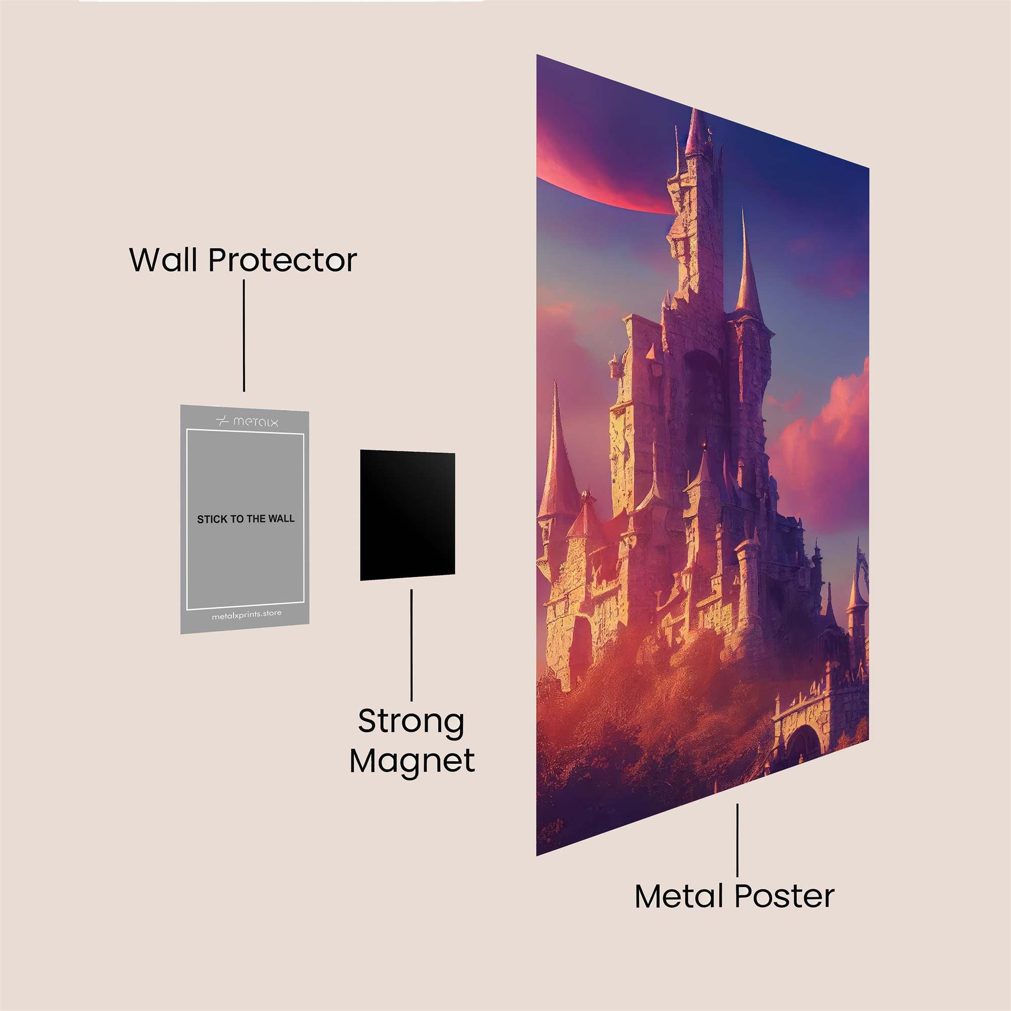 Cinderella Dreamscape Safe Wall Magnetic / M