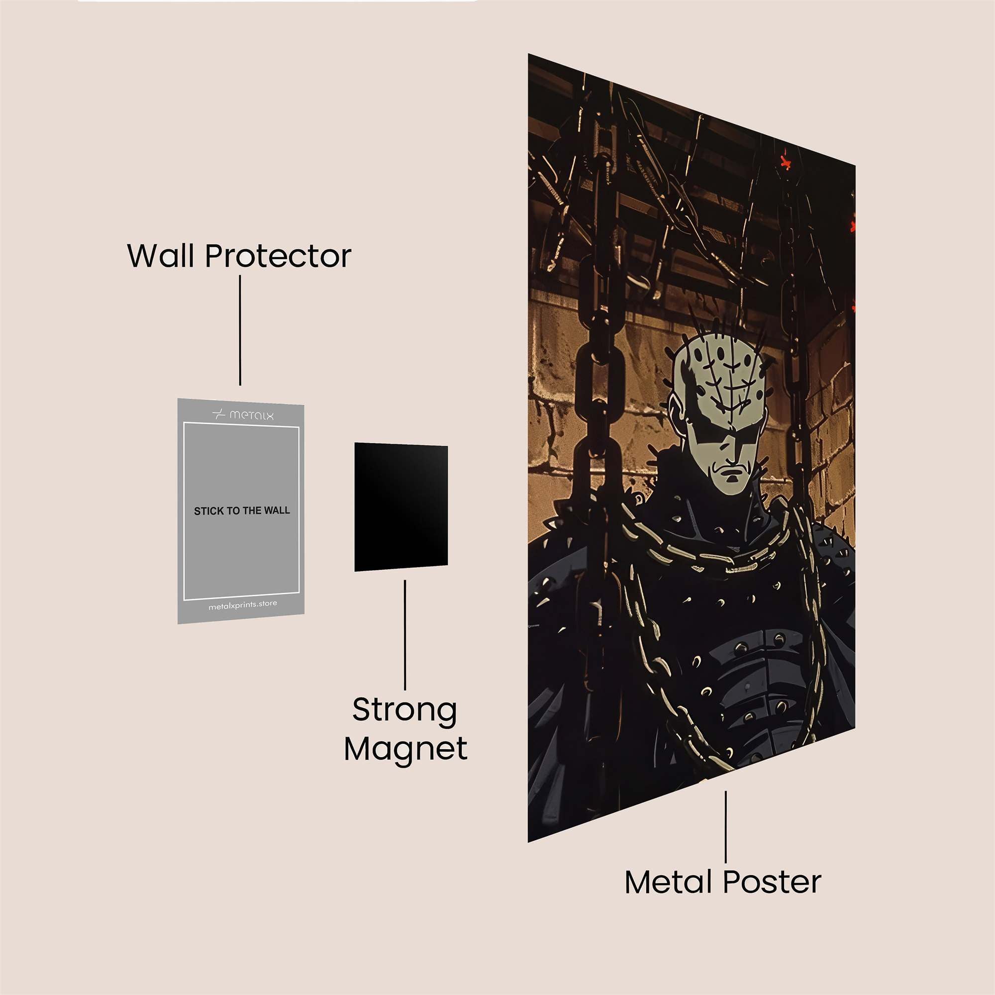 Pinhead Dreadful Safe Wall Magnetic / M