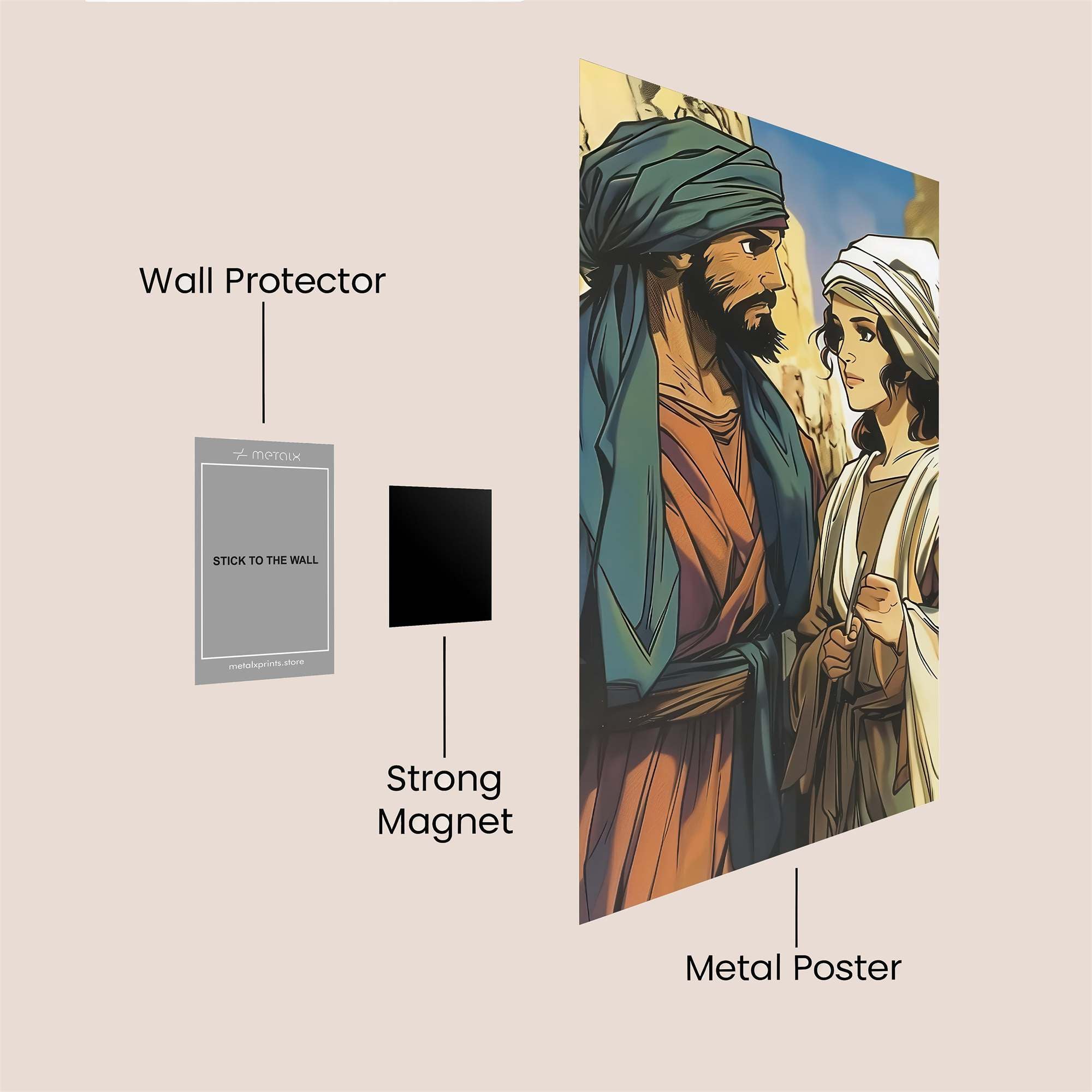 Desert Love Safe Wall Magnetic / M