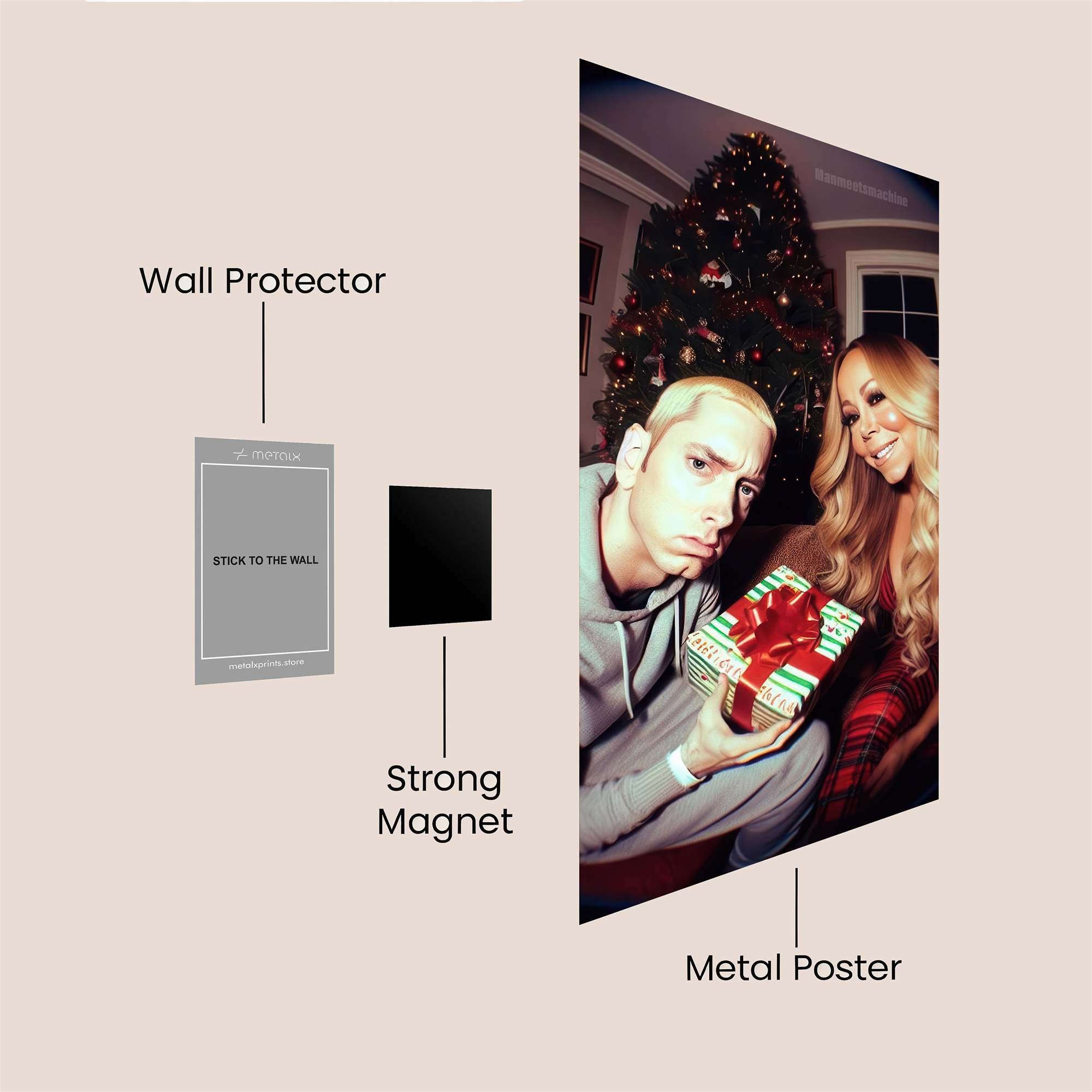Mariah Joyful Safe Wall Magnetic / M