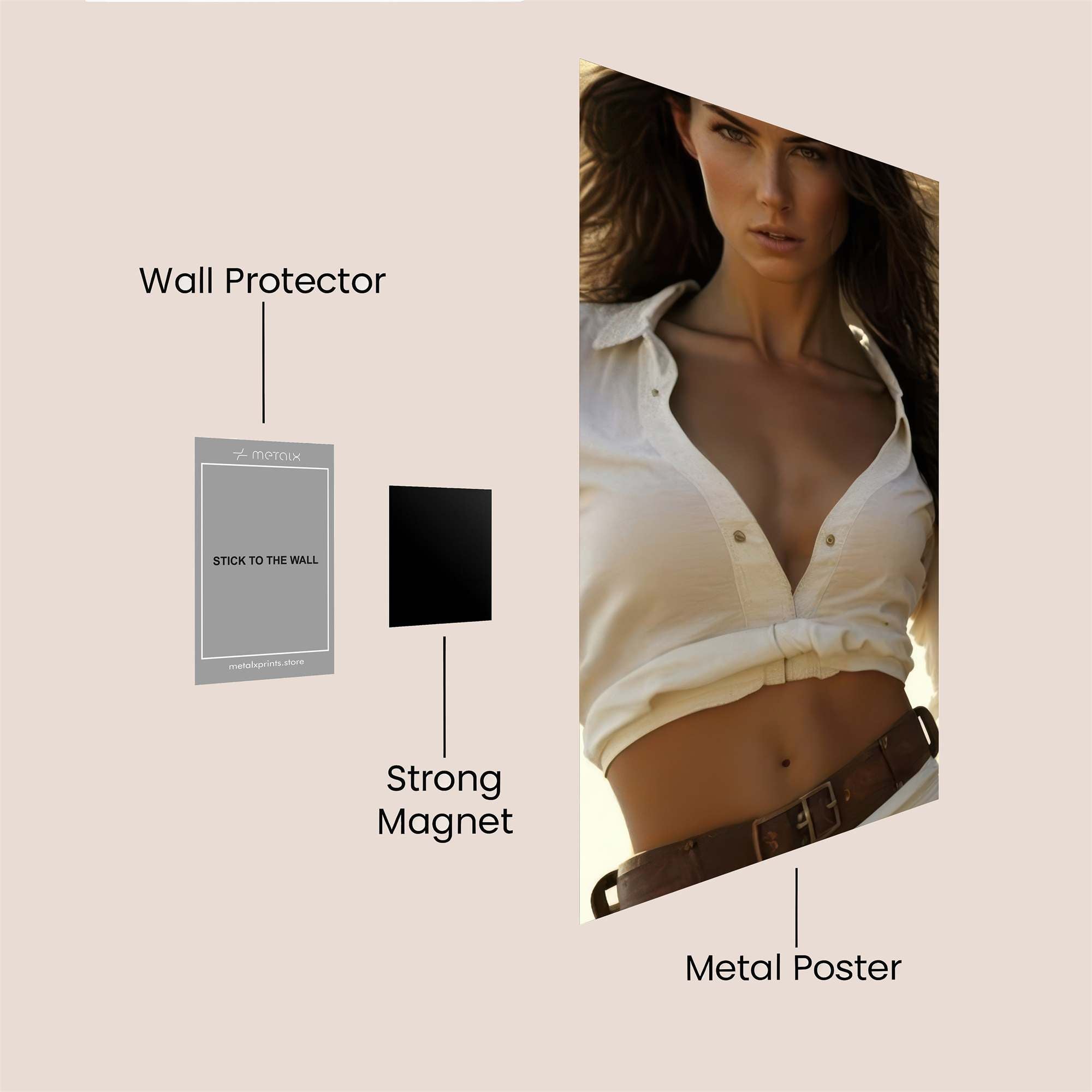 Lara Radiant Safe Wall Magnetic / M