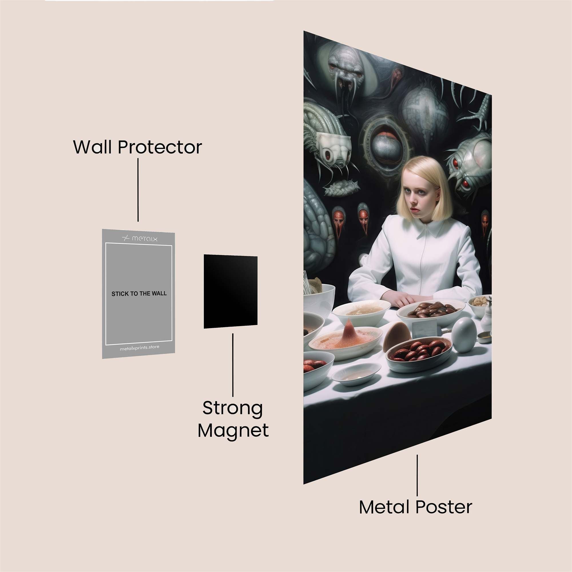 Alien Elegance Safe Wall Magnetic / M
