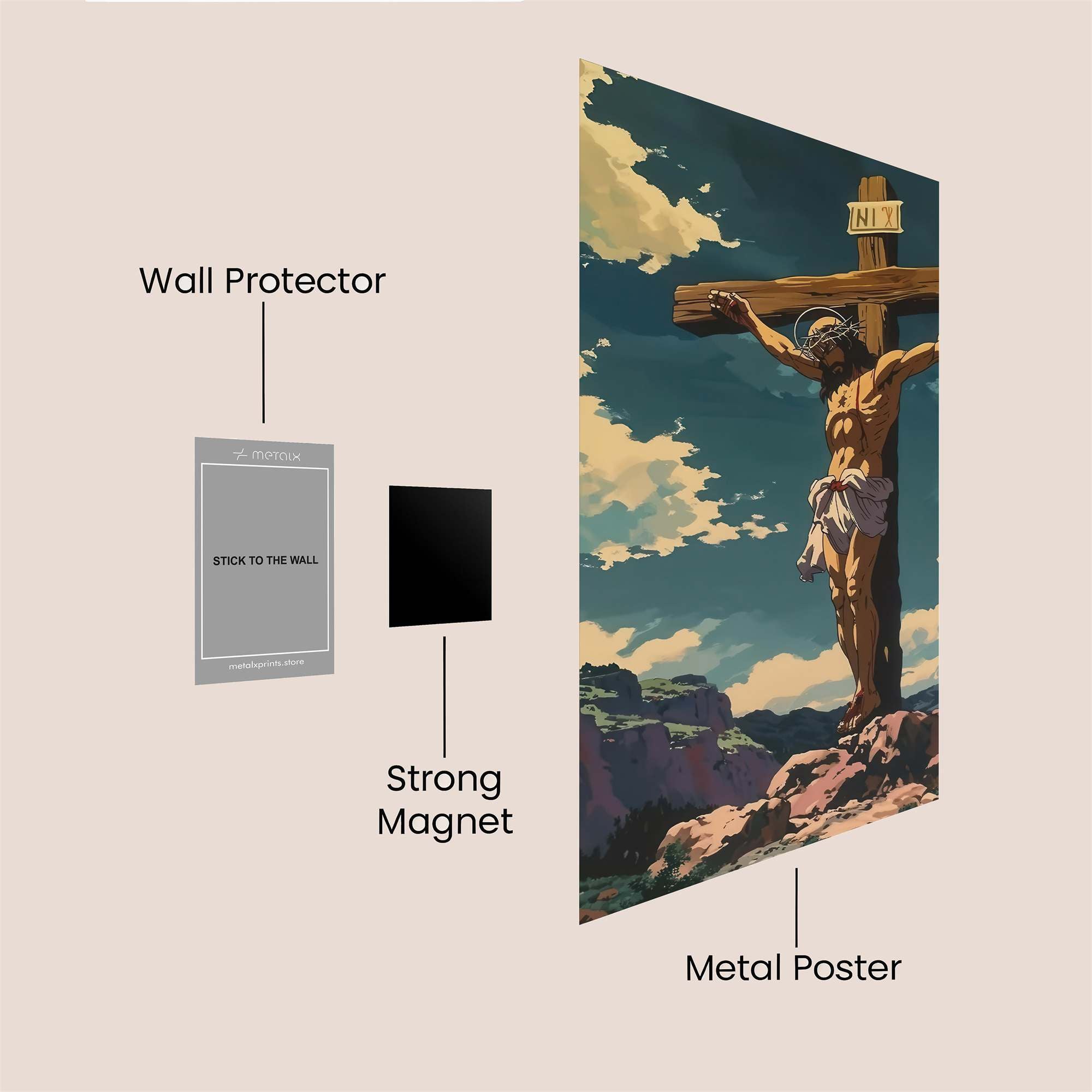 Christ Serene Safe Wall Magnetic / M