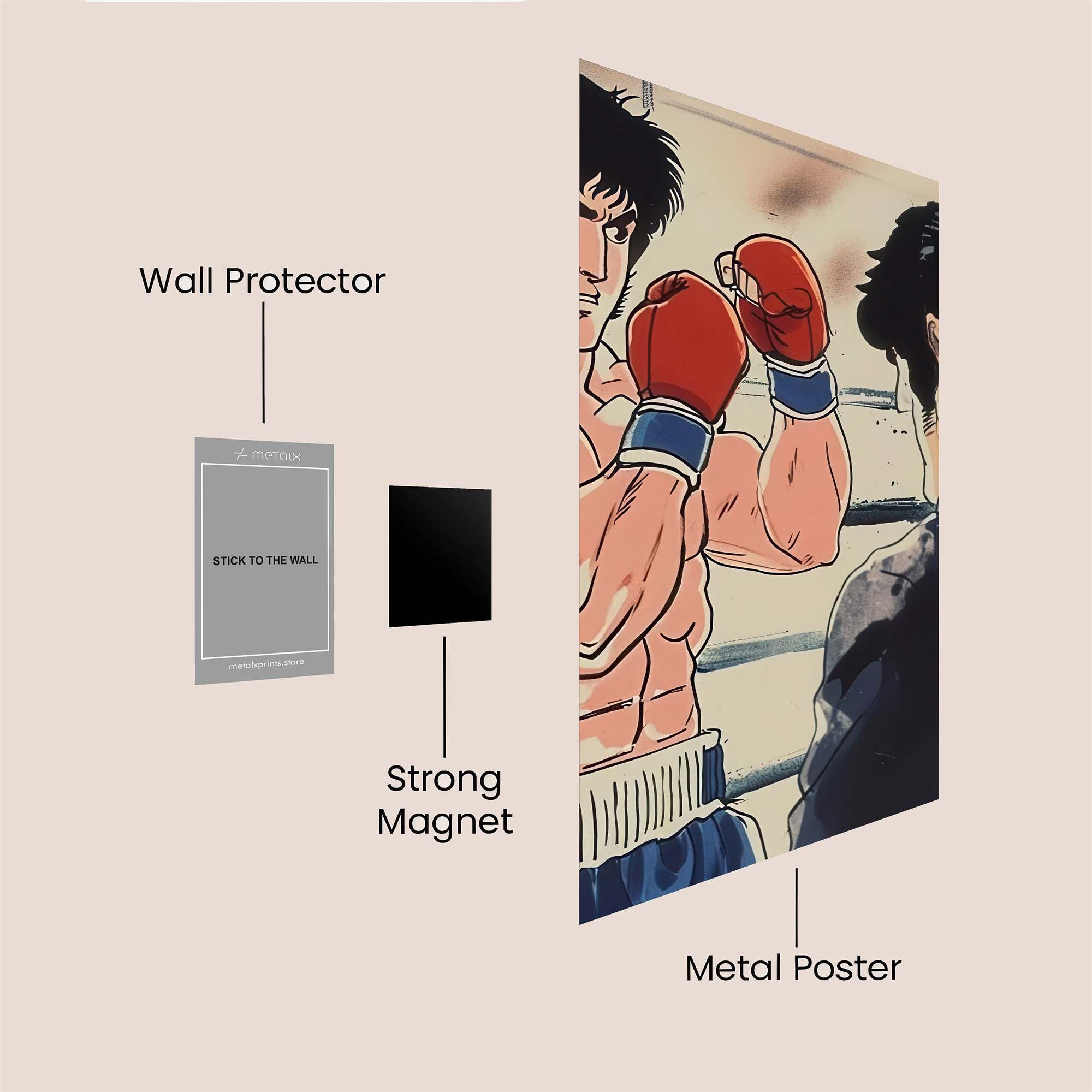 Rocky Resolute Safe Wall Magnetic / M