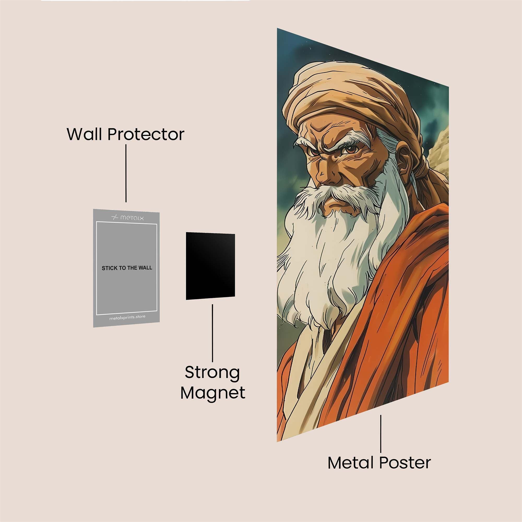 Moses Resolute Safe Wall Magnetic / M