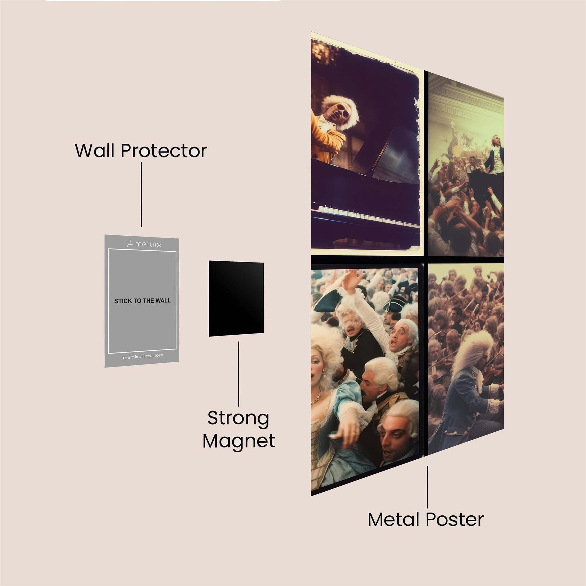 Mozart Euphoria Safe Wall Magnetic / M