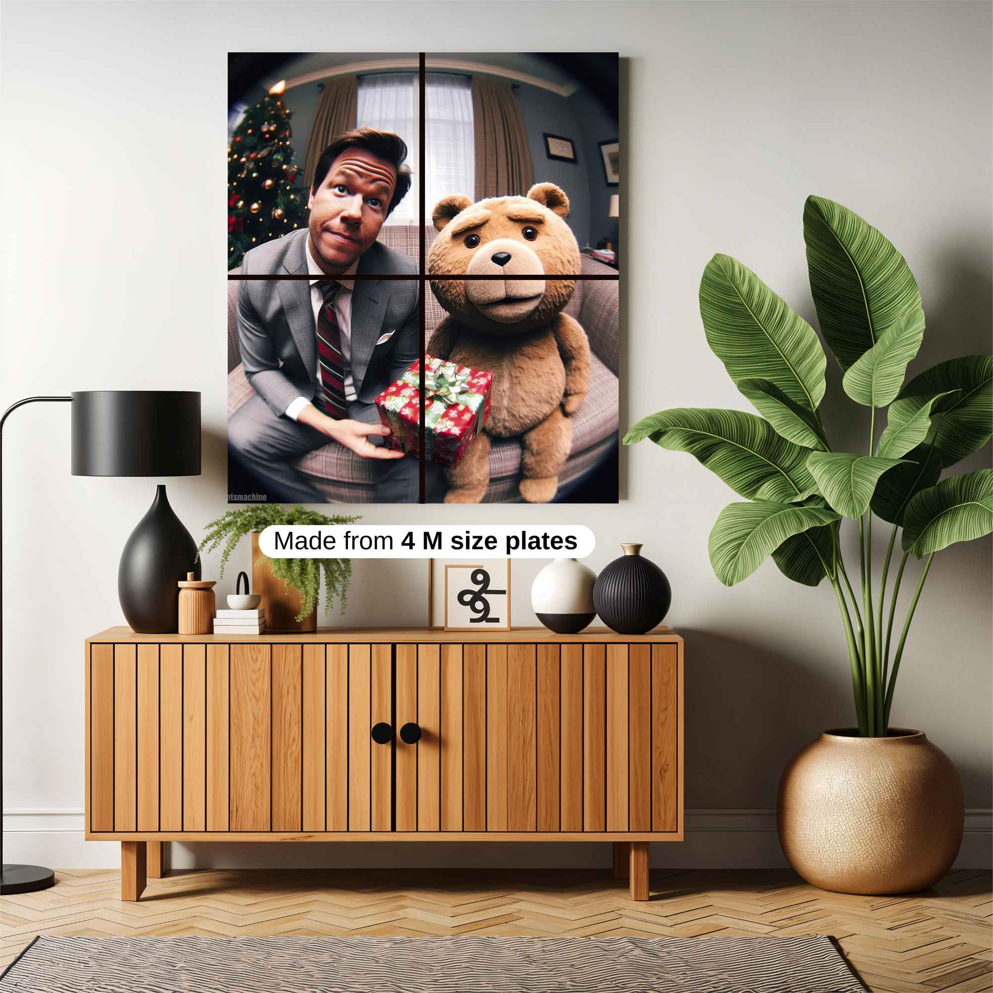 Ted Festive Safe Wall Magnetic / M