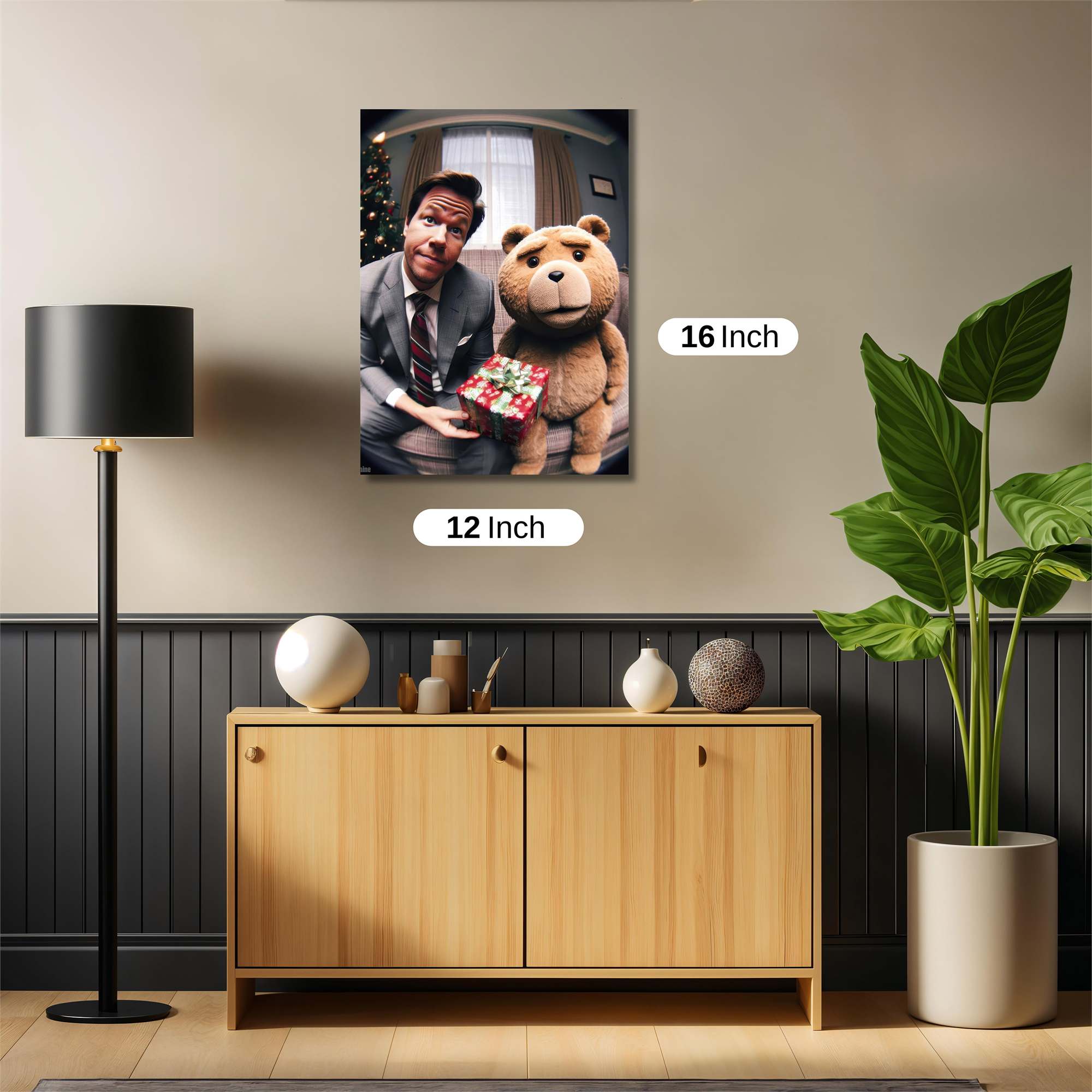 Ted Festive Safe Wall Magnetic / M