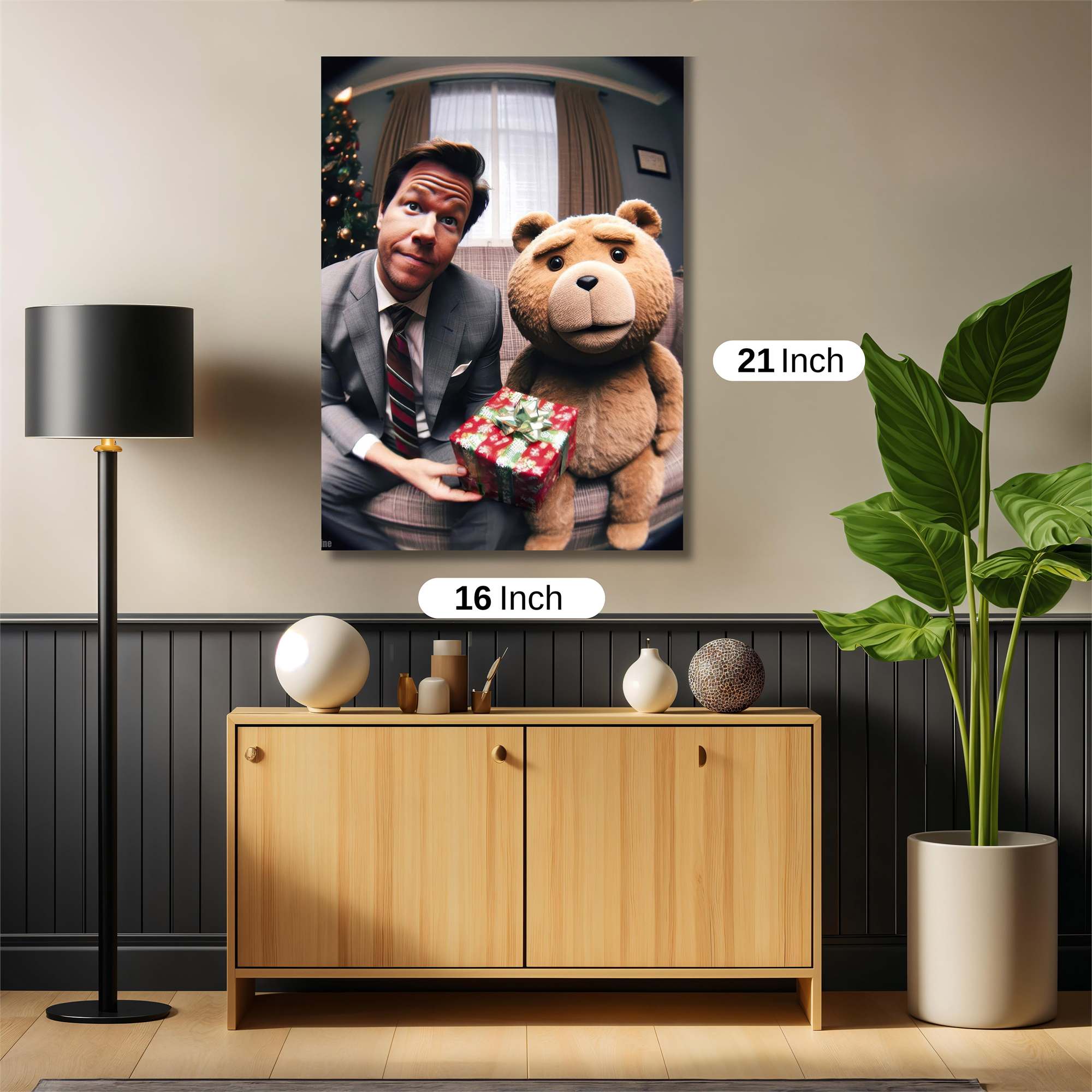 Ted Festive Safe Wall Magnetic / M