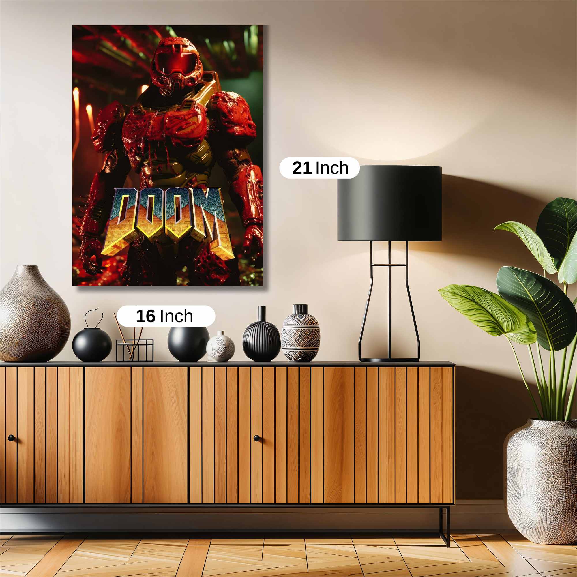 Doom Slayer Safe Wall Magnetic / M