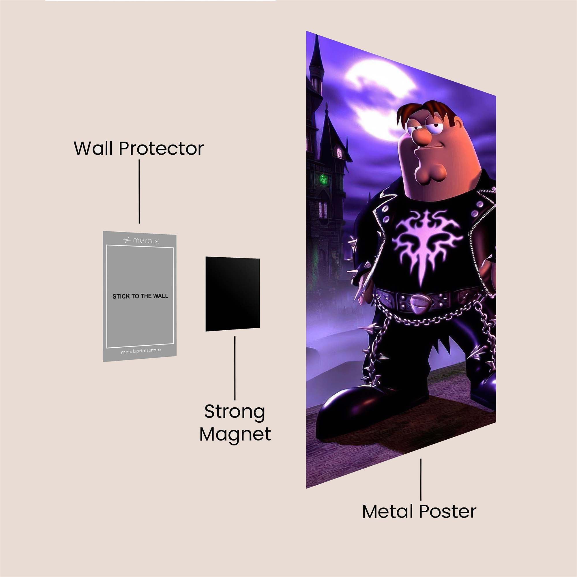Peter Punk Safe Wall Magnetic / M