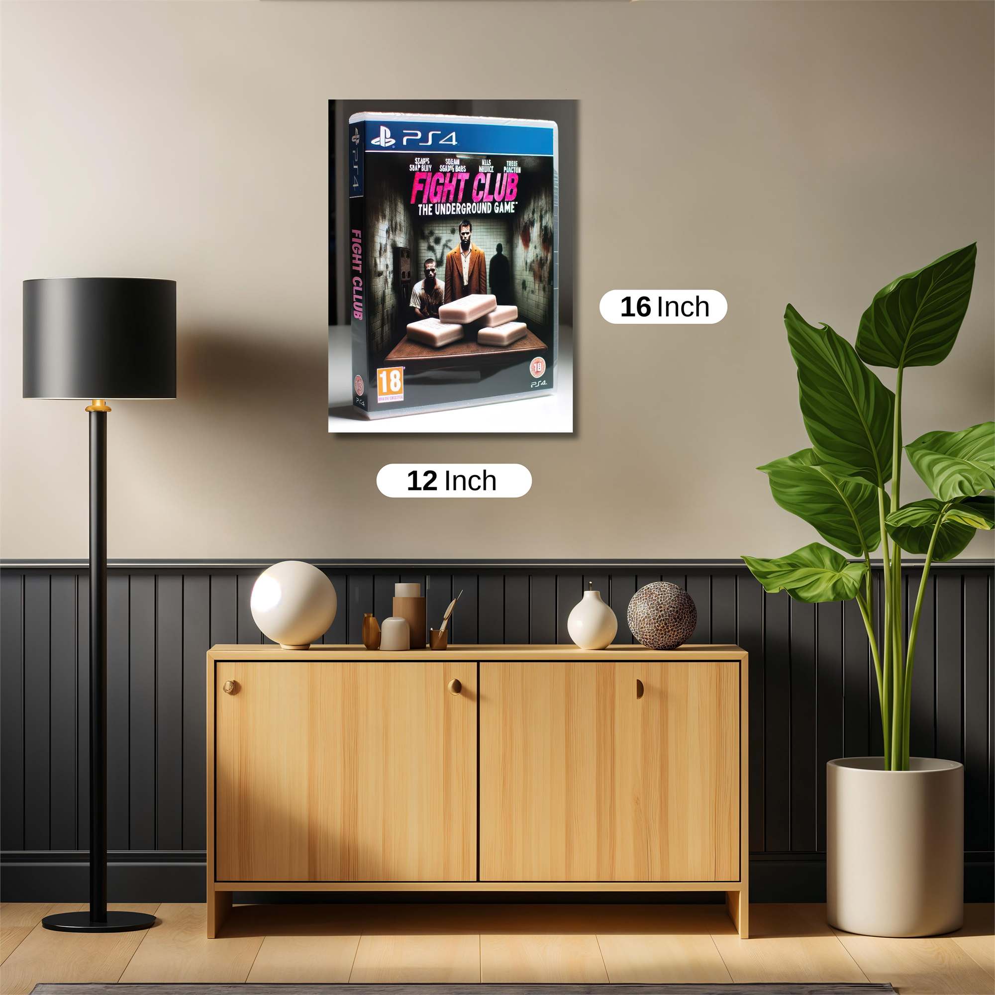 Fight Gloom Safe Wall Magnetic / M